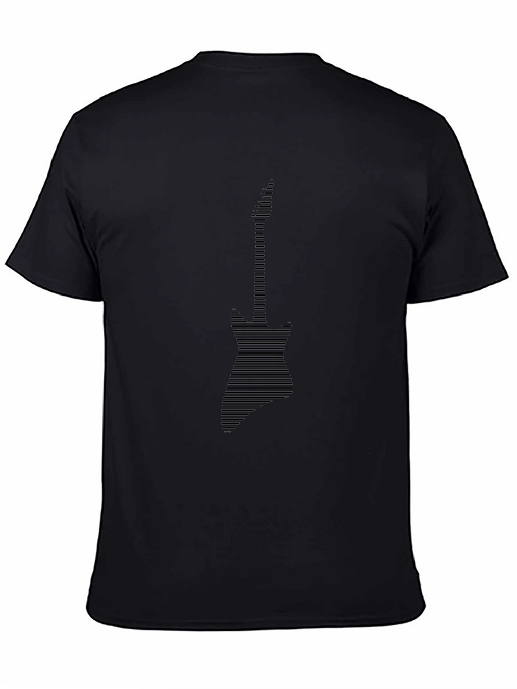 Abstract Guitar Graphic Tee - Modern Musician T-Shirt