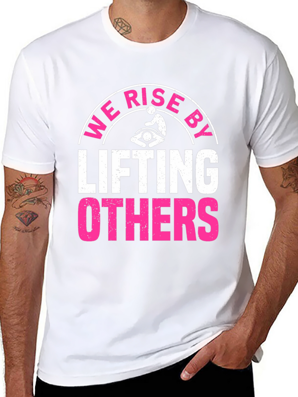 We Rise By Lifting Others Graphic Tee