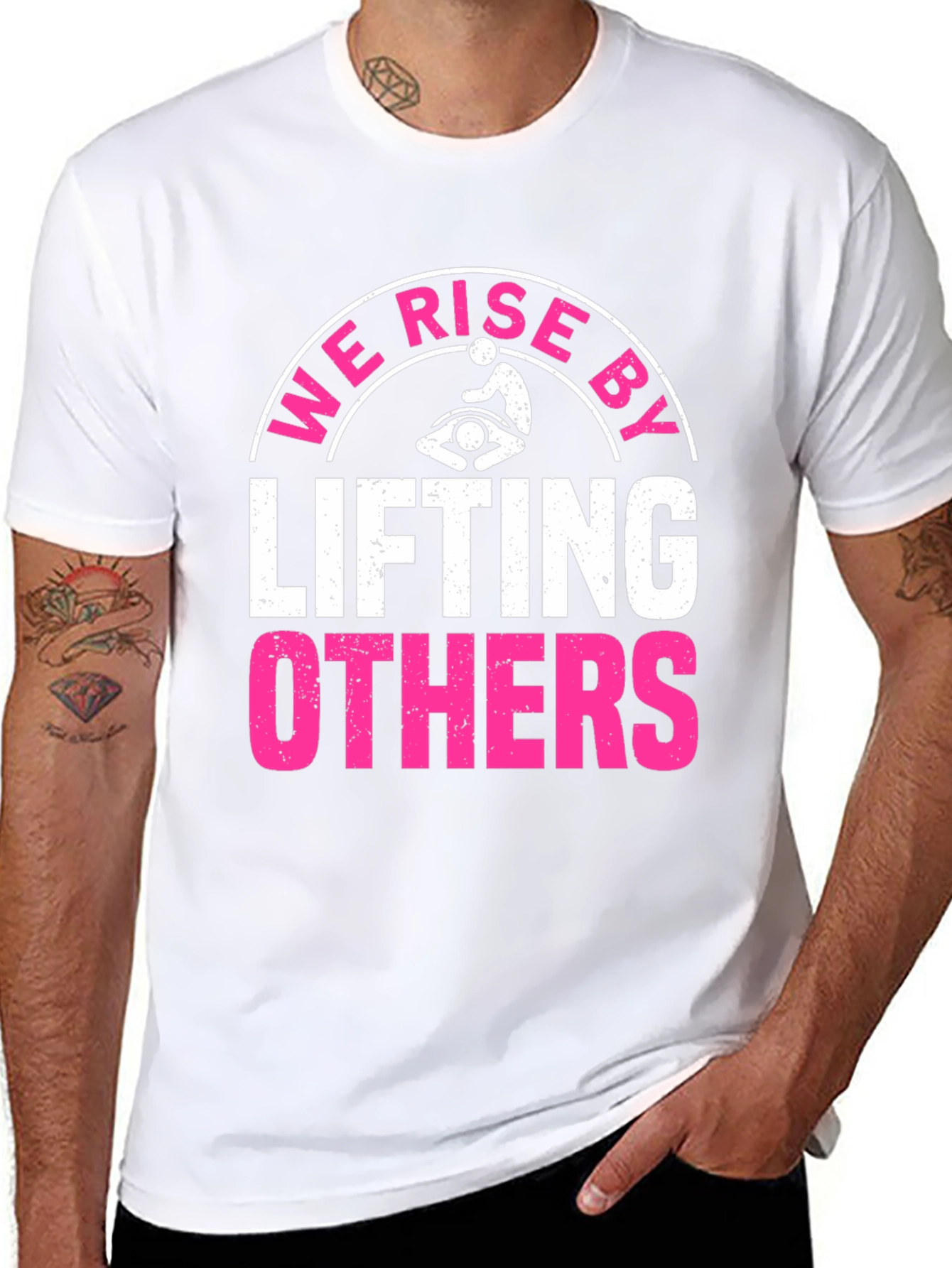 We Rise By Lifting Others Graphic Tee