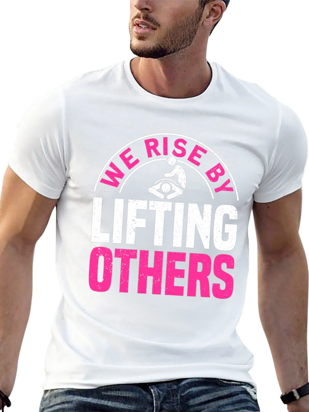 We Rise By Lifting Others Graphic Tee