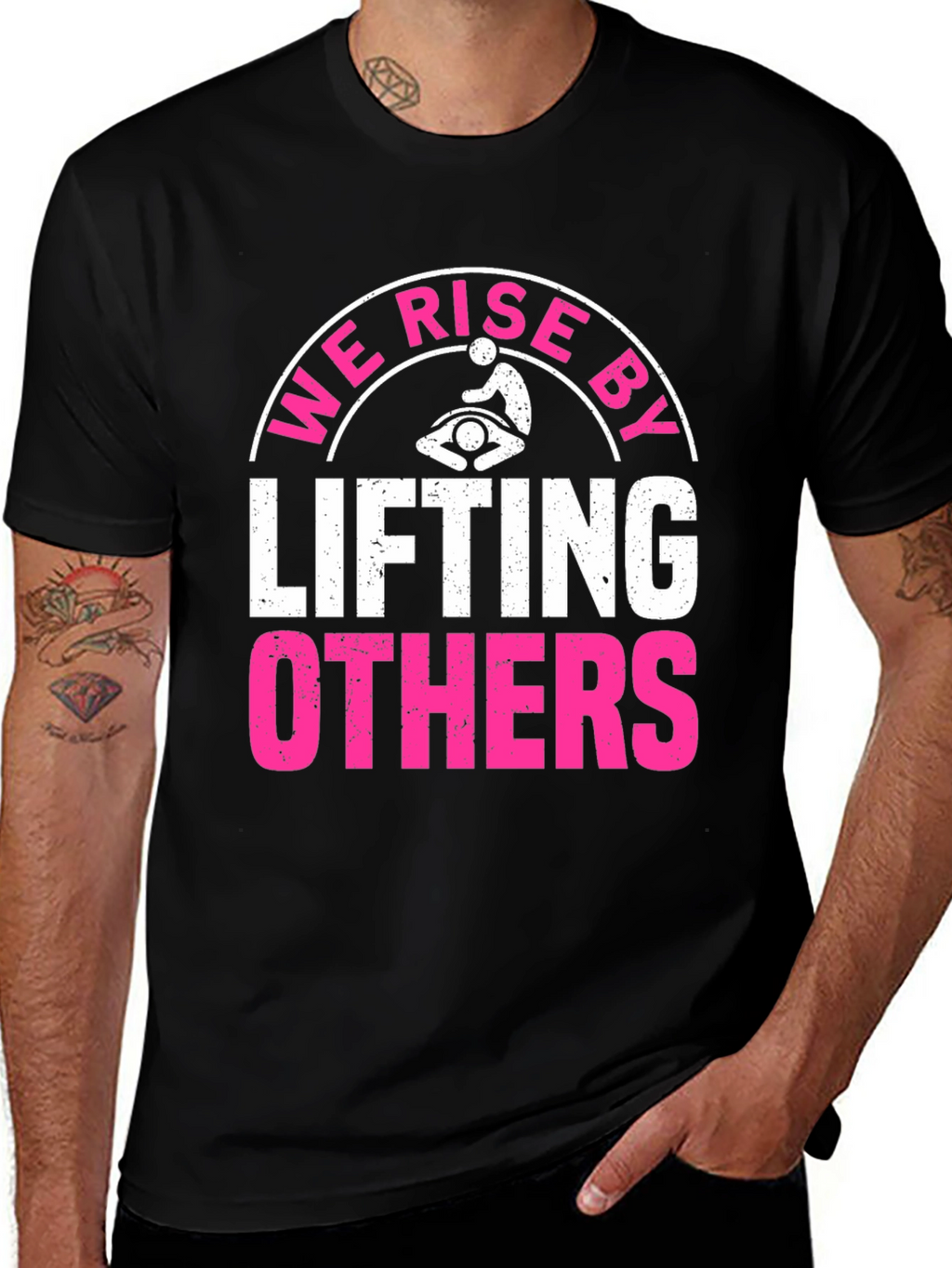 We Rise By Lifting Others Graphic Tee