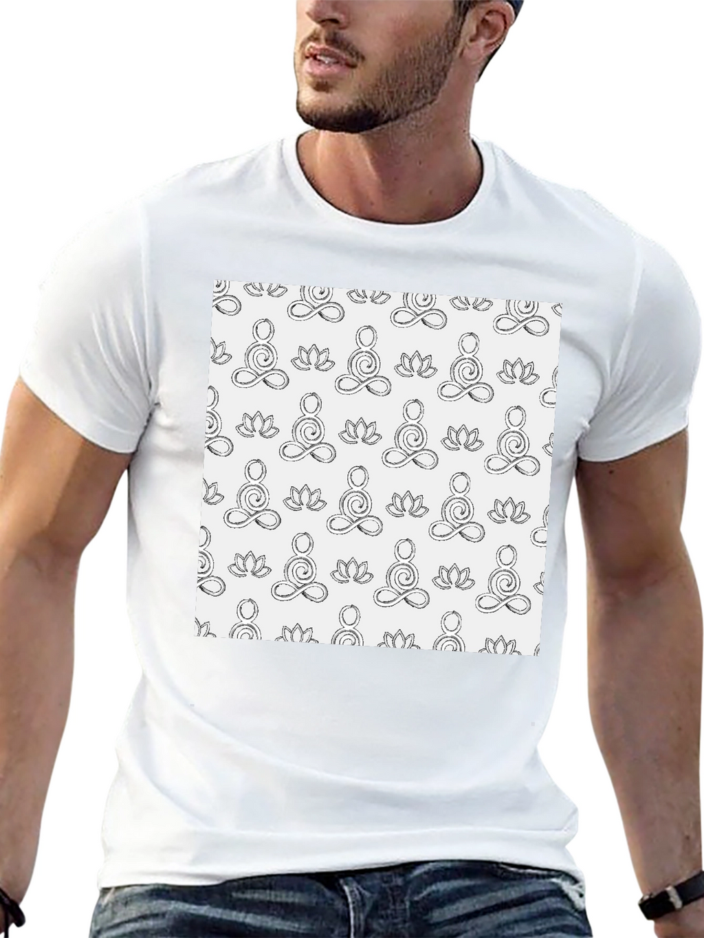 Yoga Pattern T-Shirt