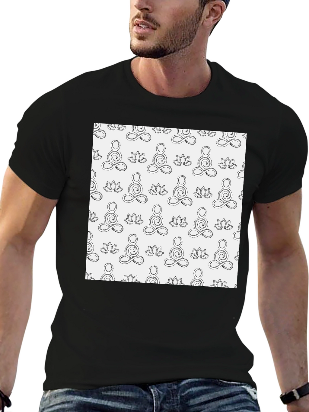 Yoga Pattern T-Shirt