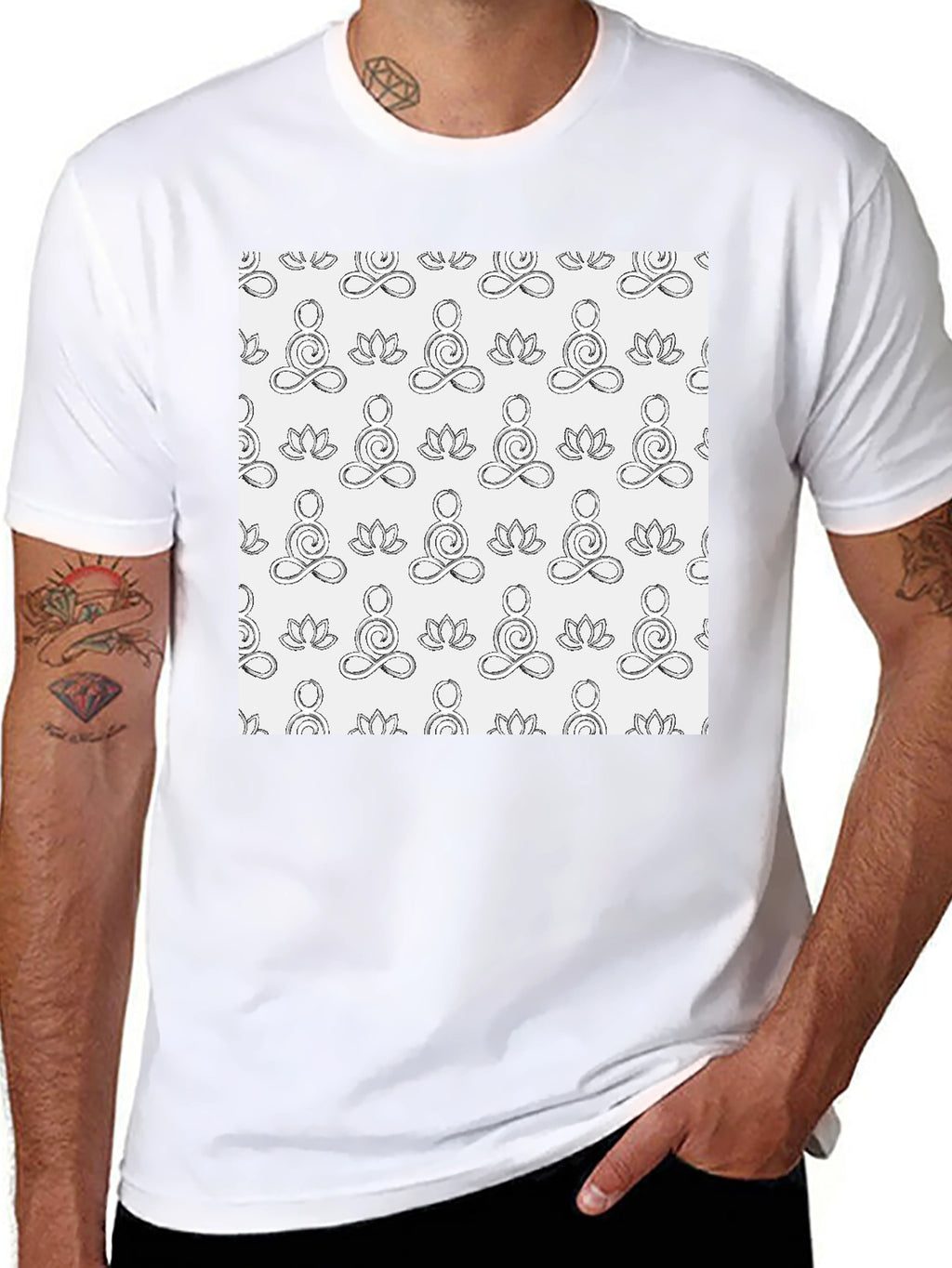 Yoga Pattern T-Shirt