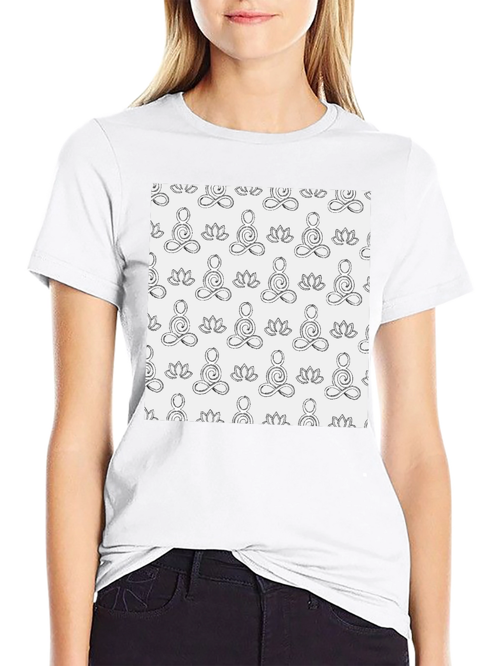 Yoga Pattern T-Shirt