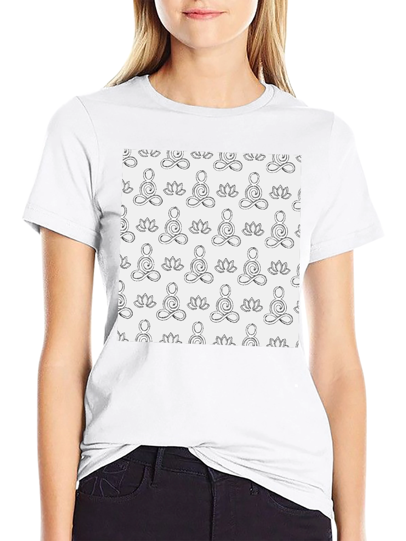 Yoga Pattern T-Shirt