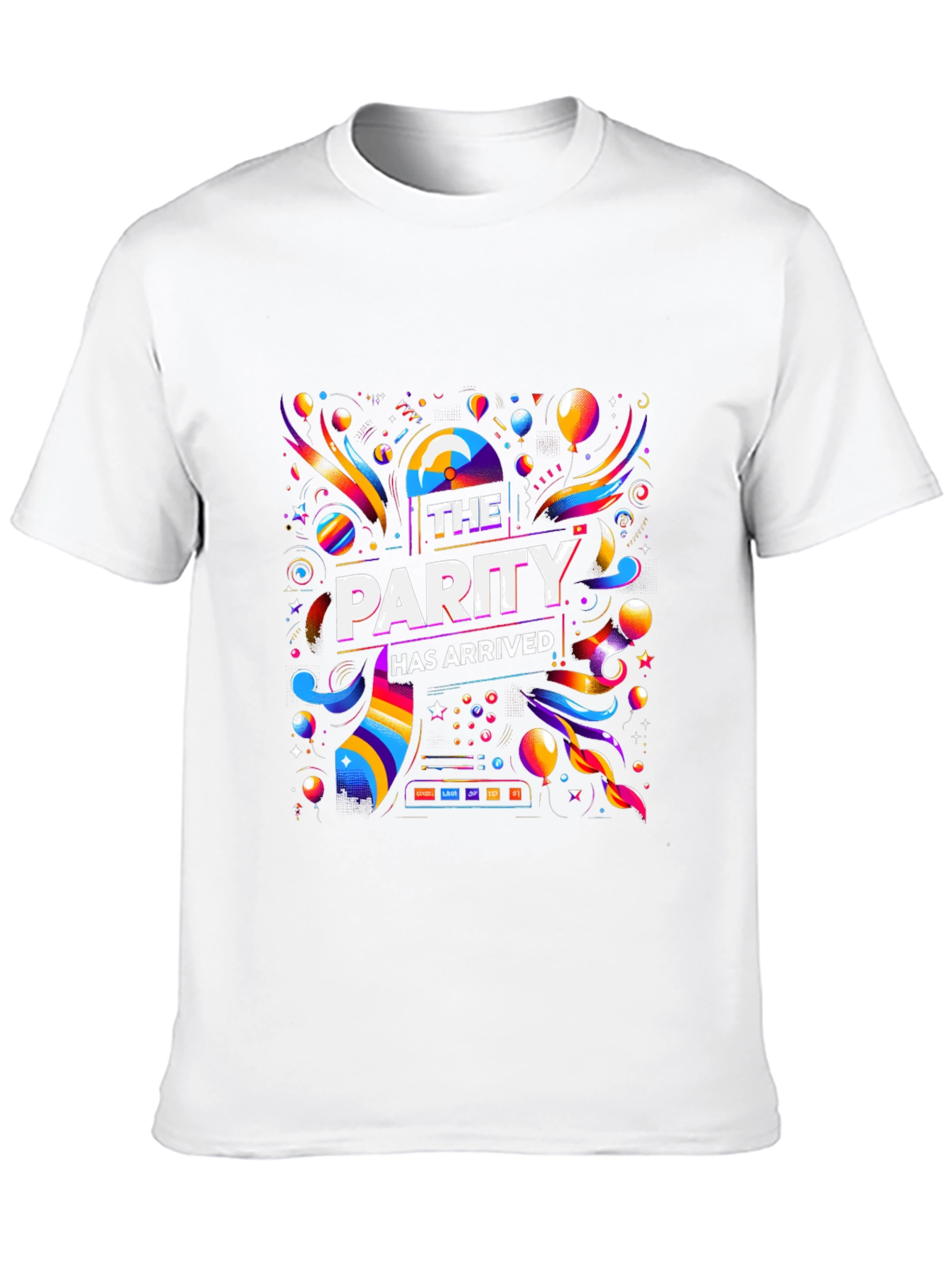 Parity Arrived T-Shirt - Vibrant Celebration Design
