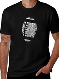 Fingerprint Football Graphic Tee
