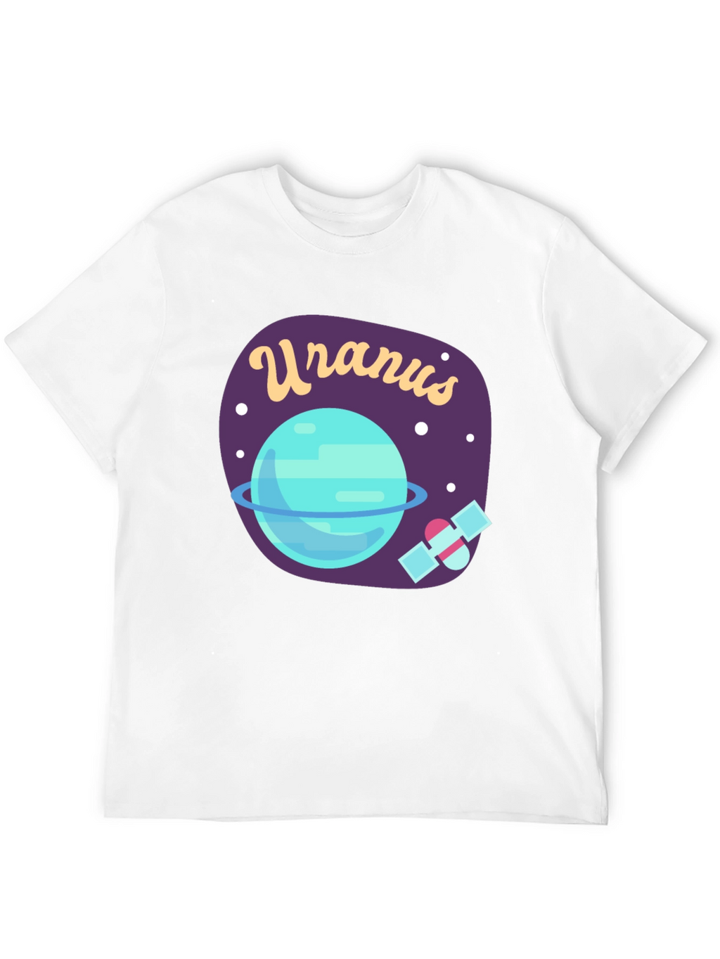 Uranus Planet Graphic T-Shirt - Space Design Tee