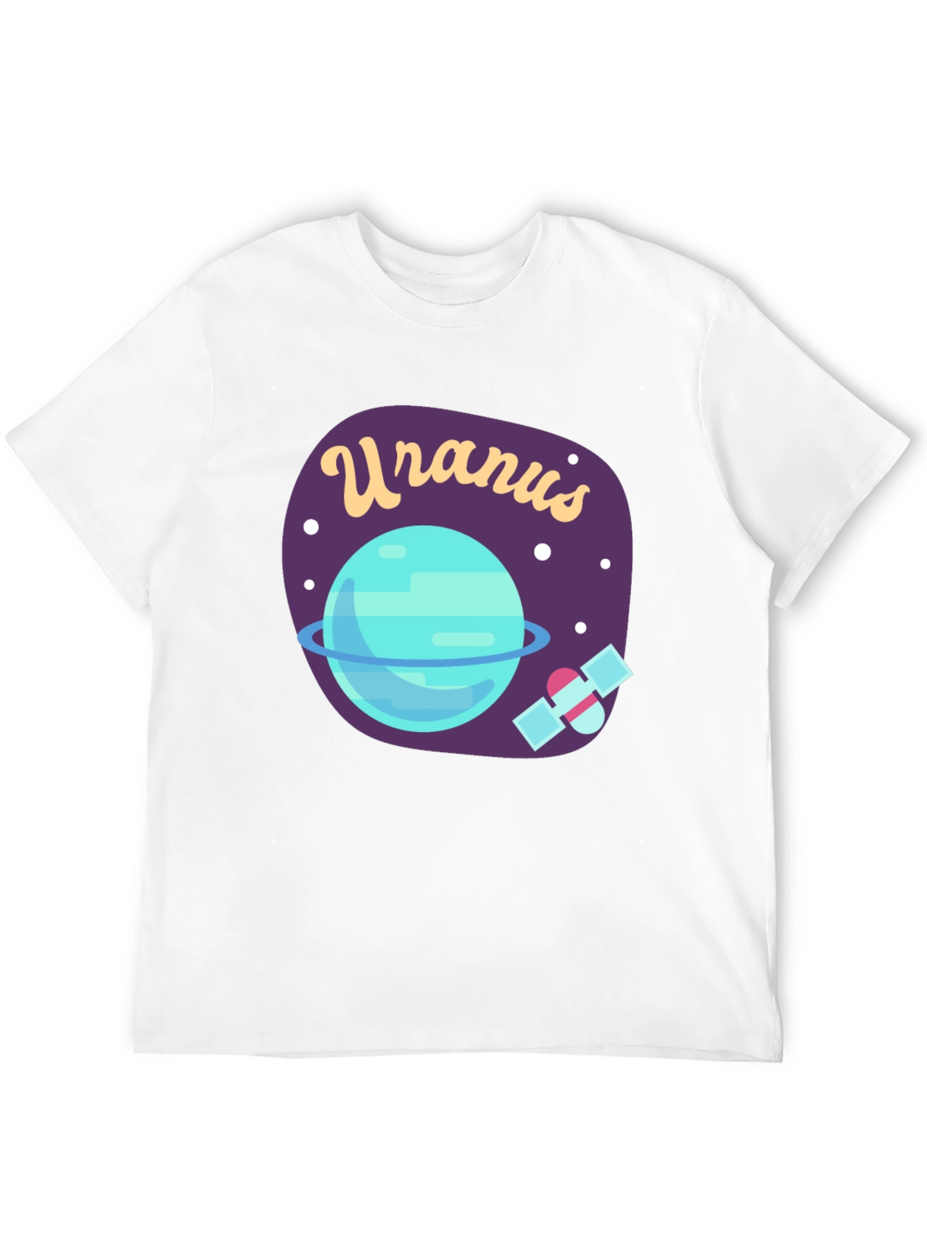 Uranus Planet Graphic T-Shirt - Space Design Tee
