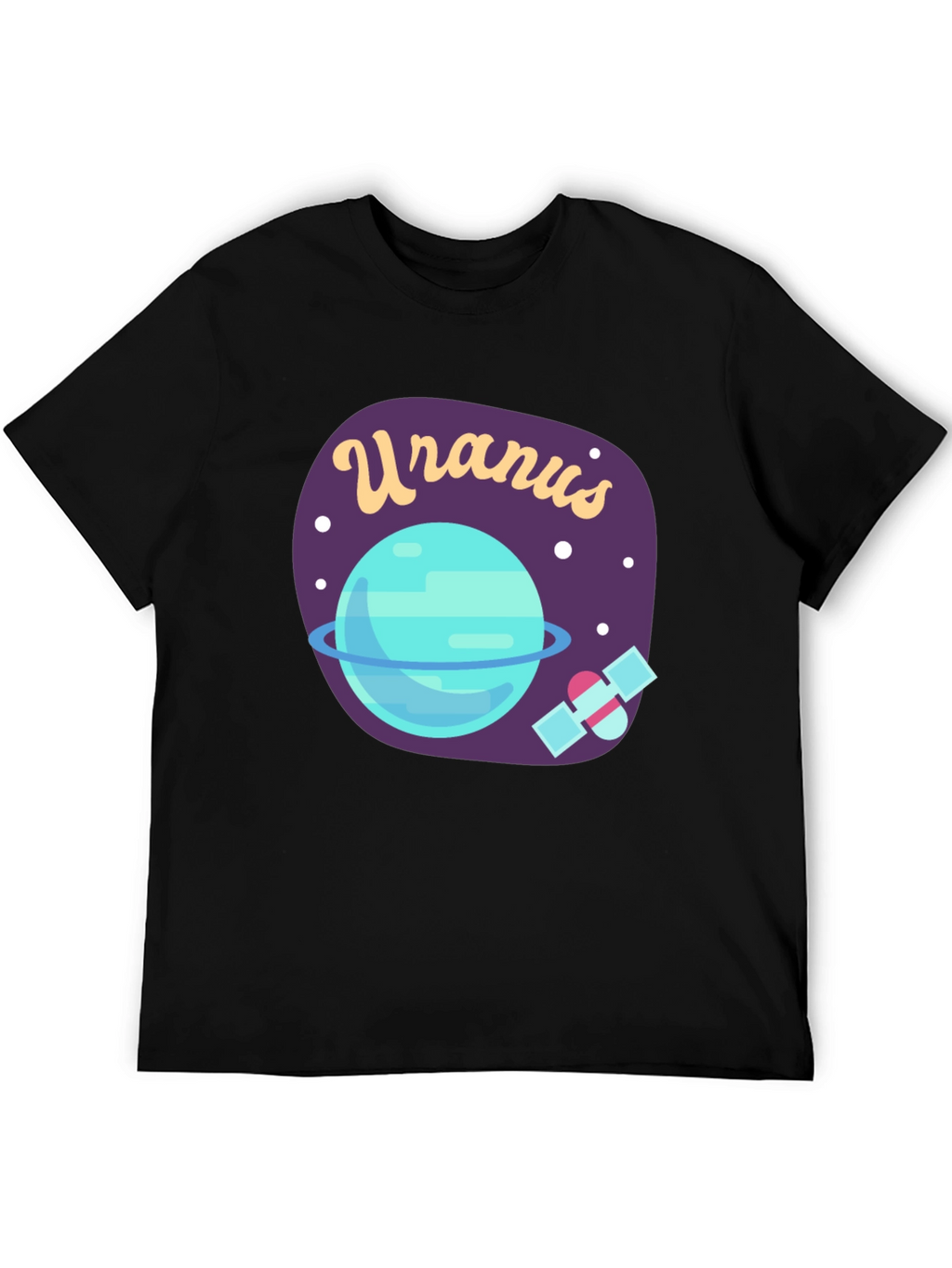 Uranus Planet Graphic T-Shirt - Space Design Tee