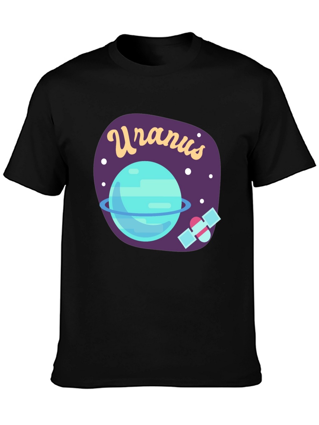 Uranus Planet Graphic T-Shirt - Space Design Tee