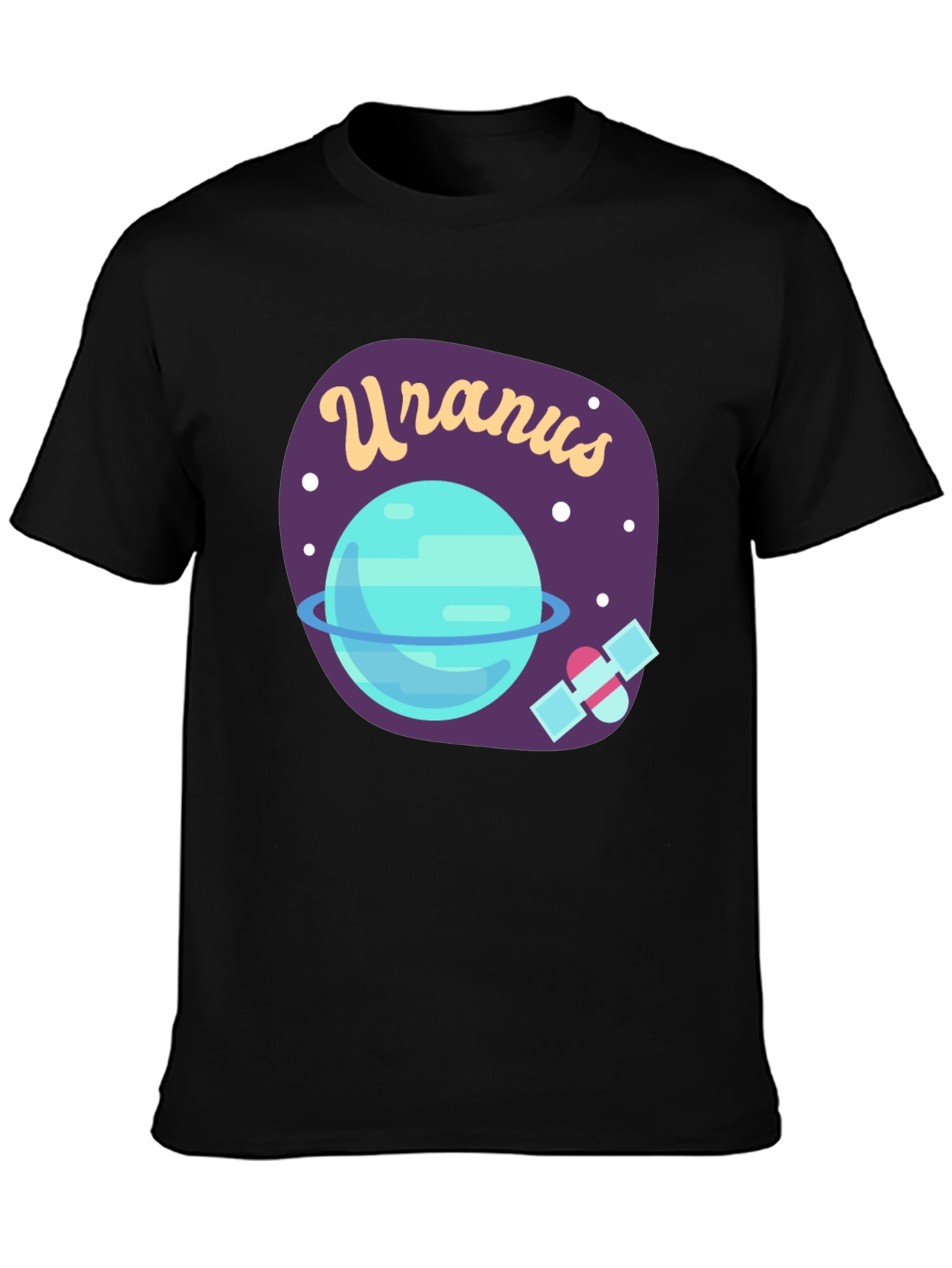 Uranus Planet Graphic T-Shirt - Space Design Tee