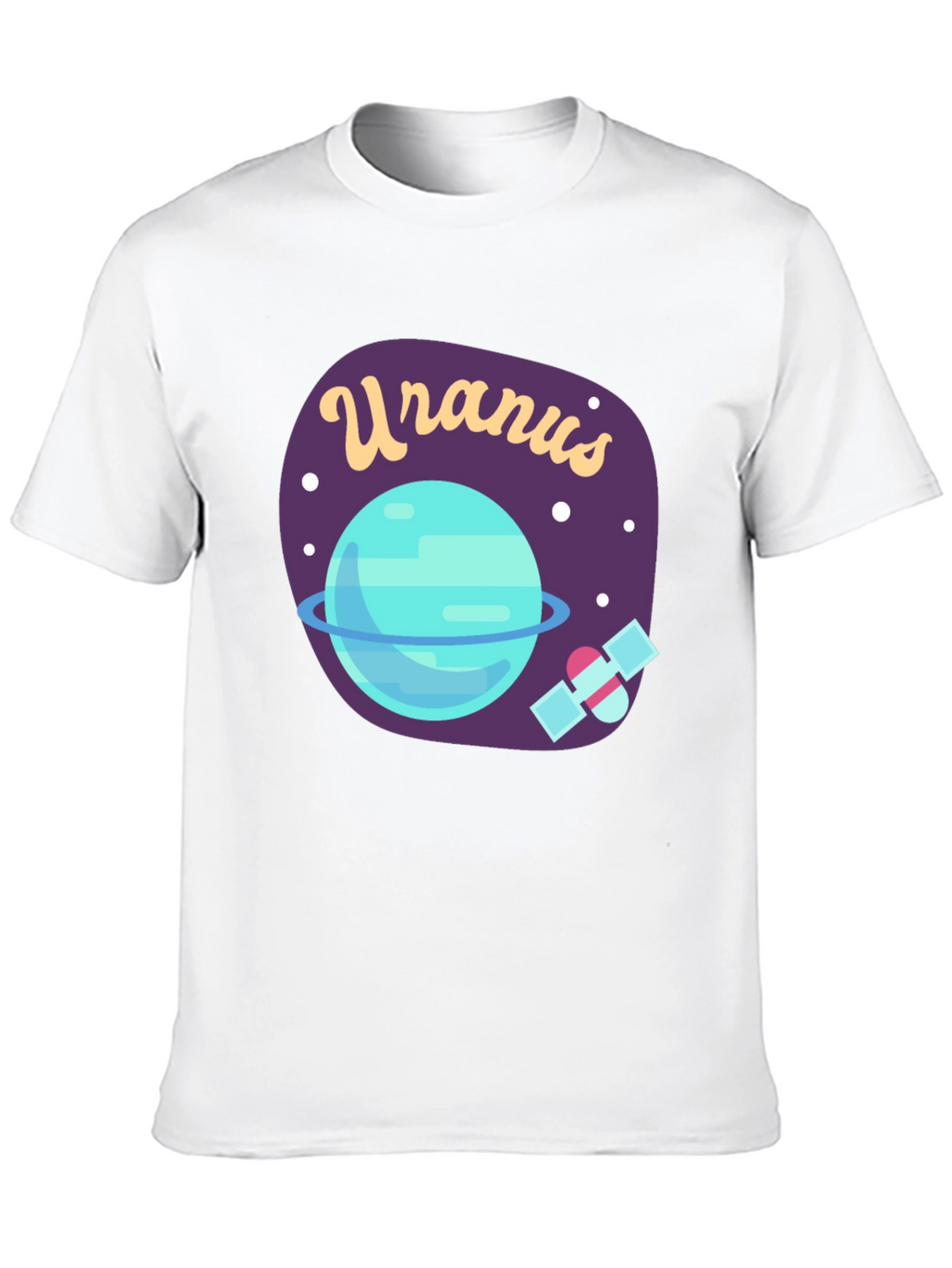 Uranus Planet Graphic T-Shirt - Space Design Tee