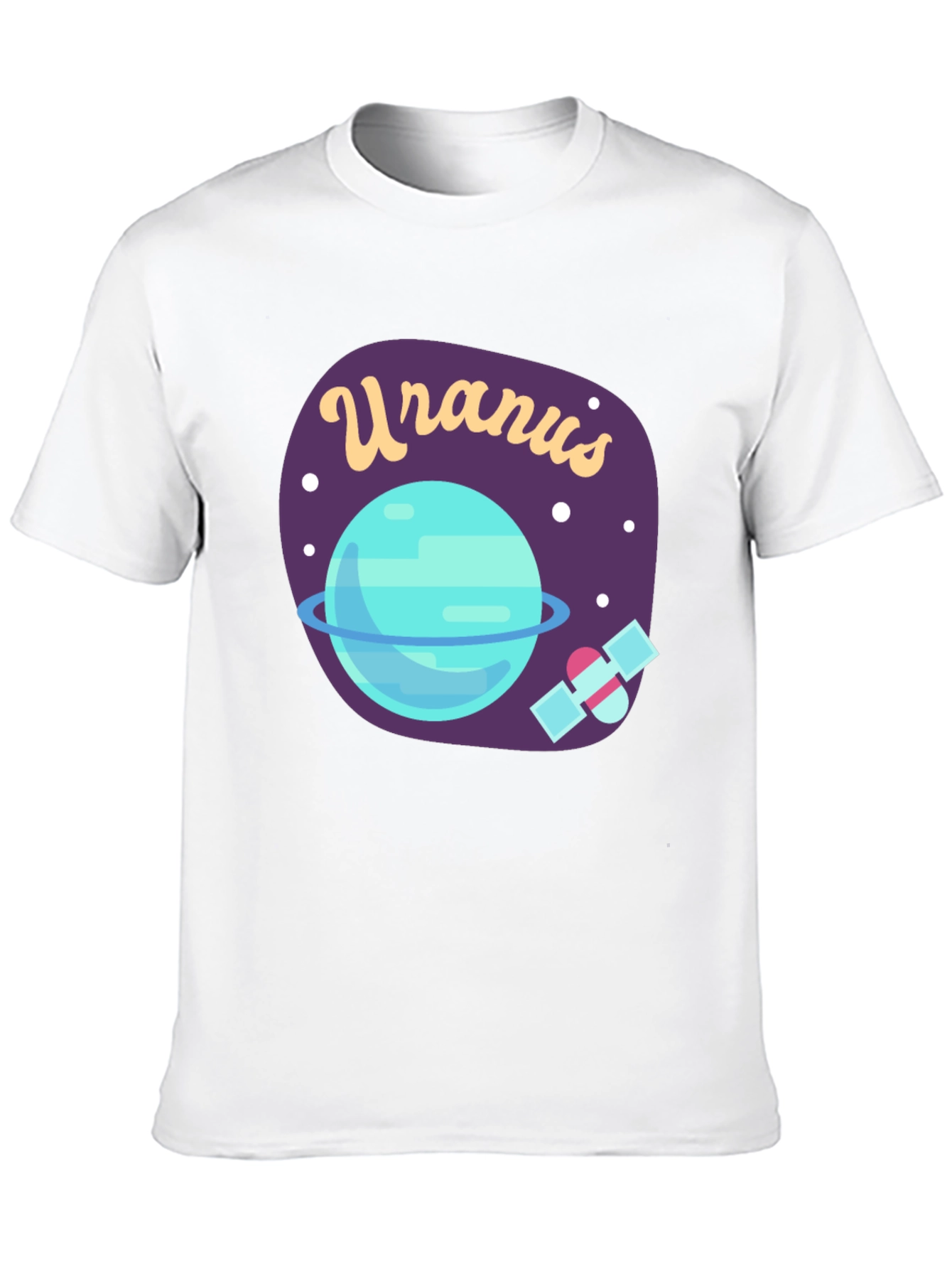 Uranus Planet Graphic T-Shirt - Space Design Tee