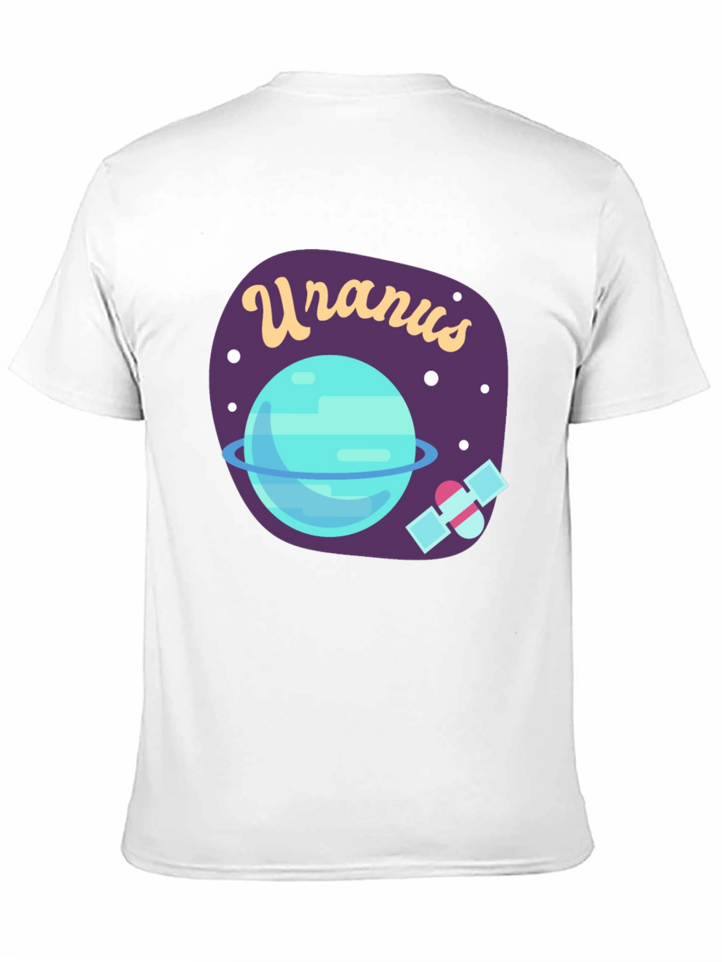 Uranus Planet Graphic T-Shirt - Space Design Tee