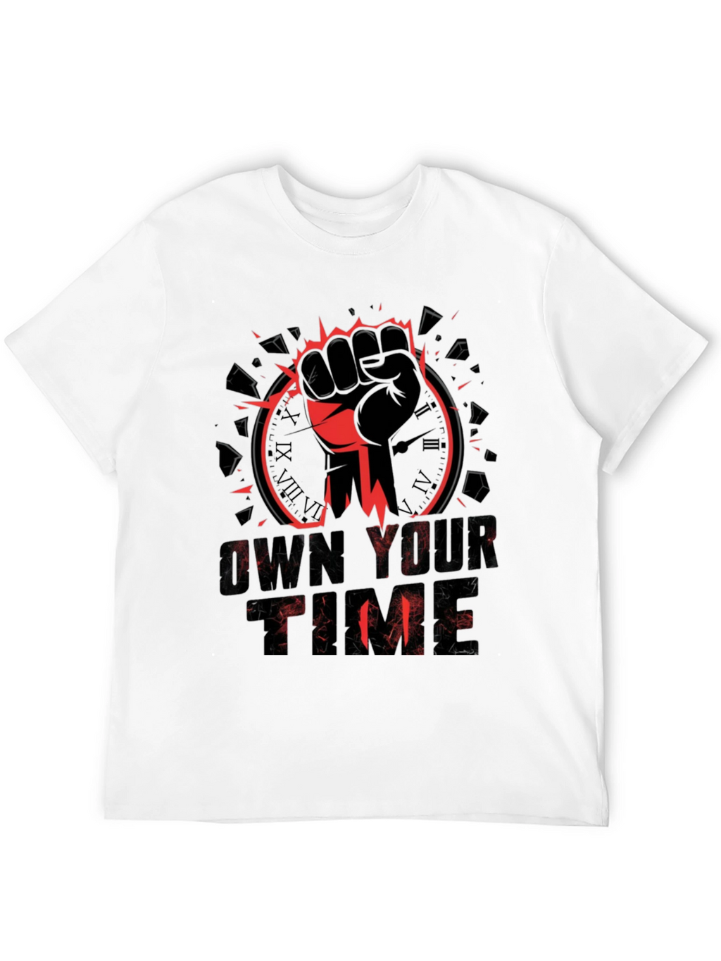 Own Your Time Graphic Tee - Black
