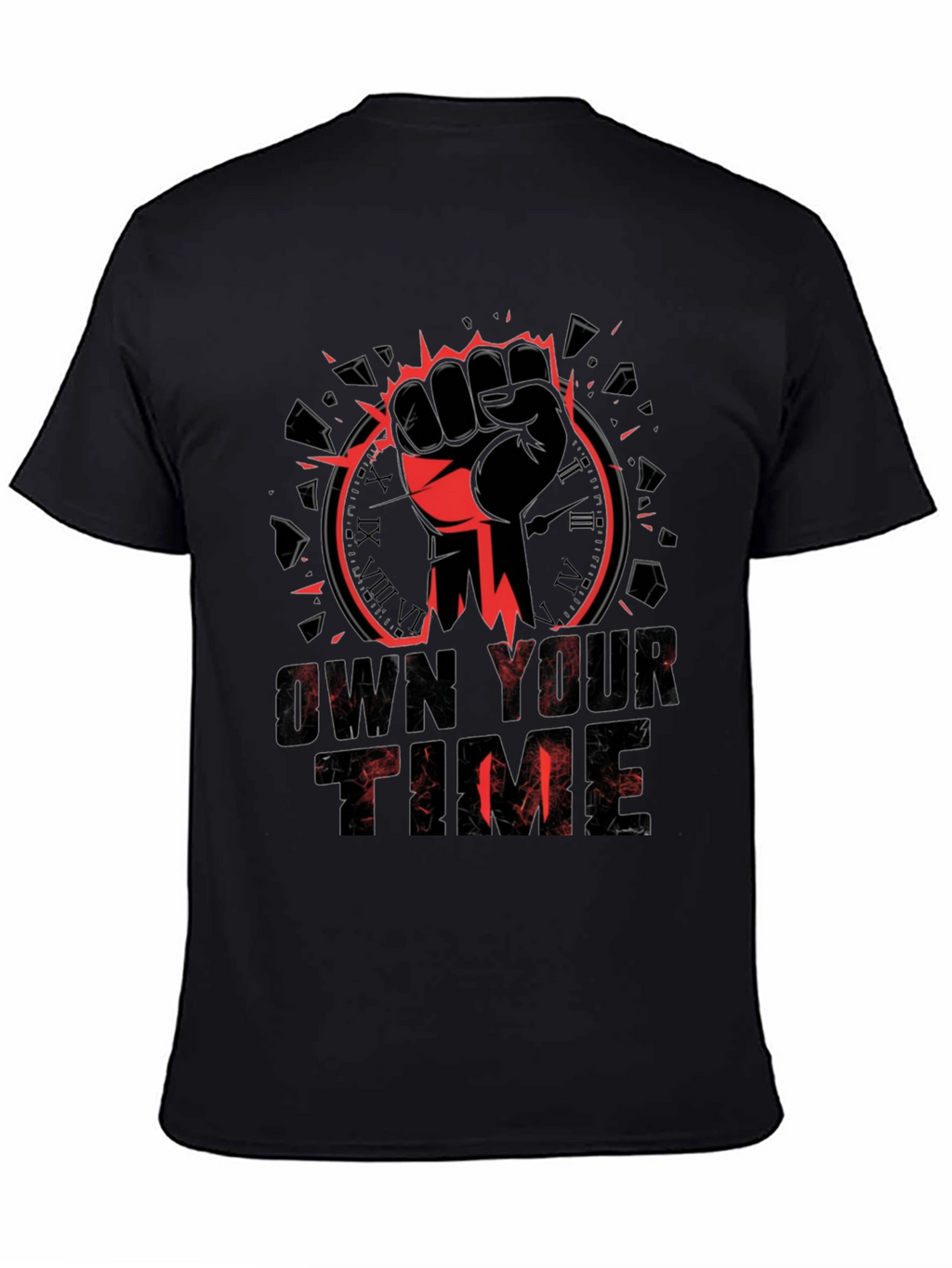 Own Your Time Graphic Tee - Black