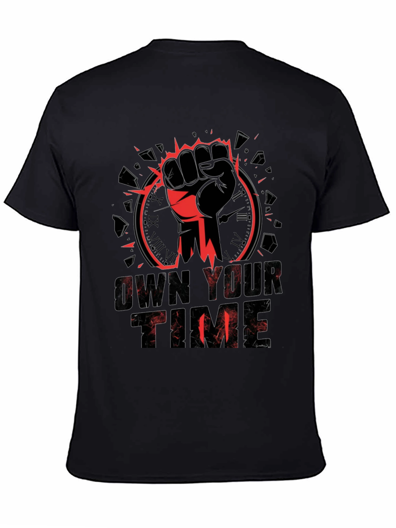 Own Your Time Graphic Tee - Black