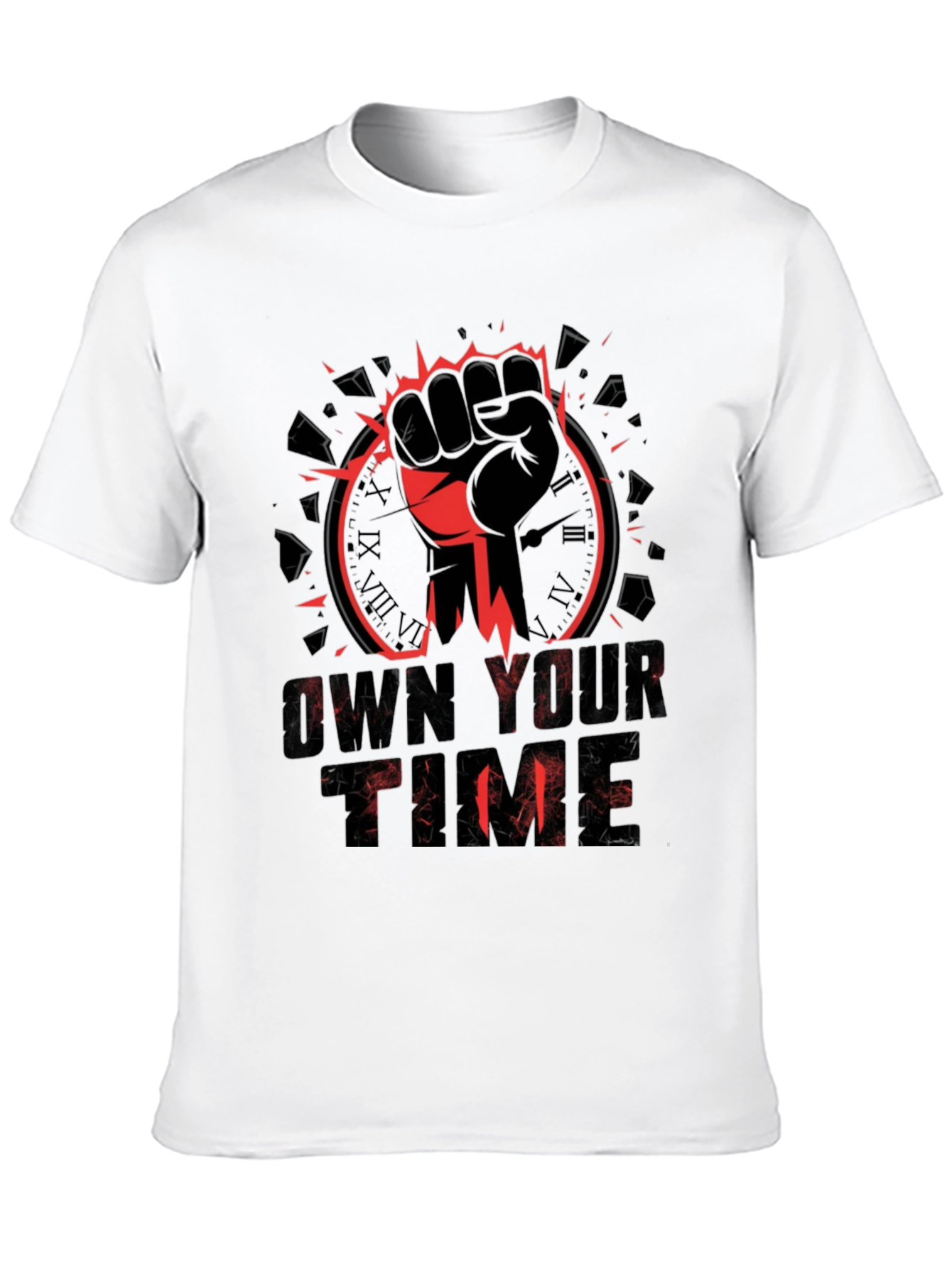Own Your Time Graphic Tee - Black