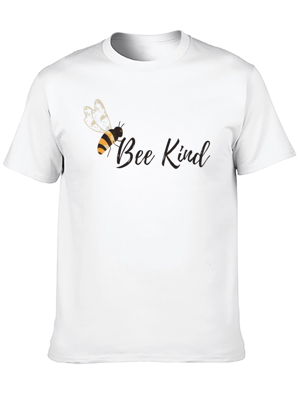 Bee Kind Graphic Tee - Black Cotton Comfort