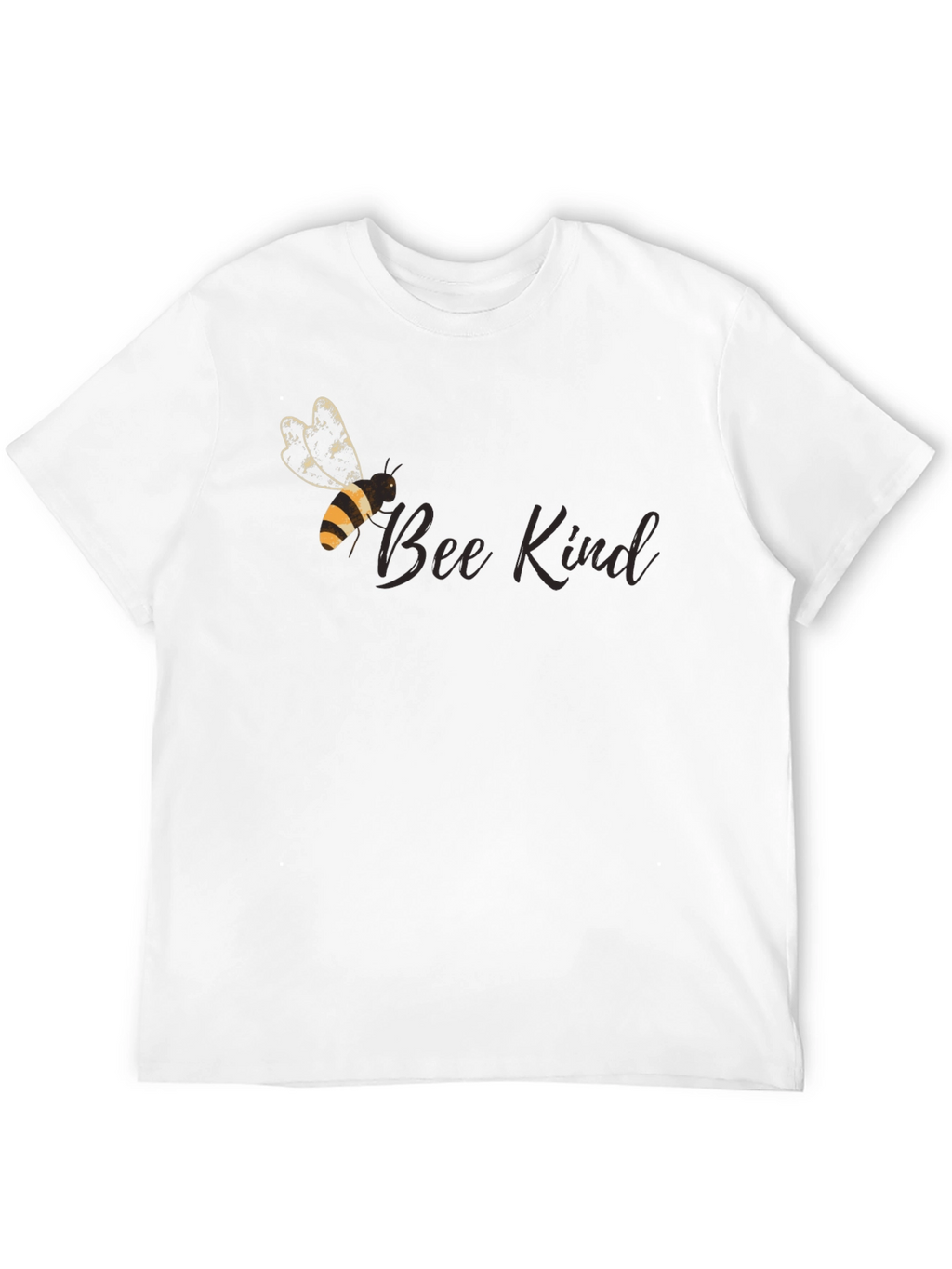 Bee Kind Graphic Tee - Black Cotton Comfort