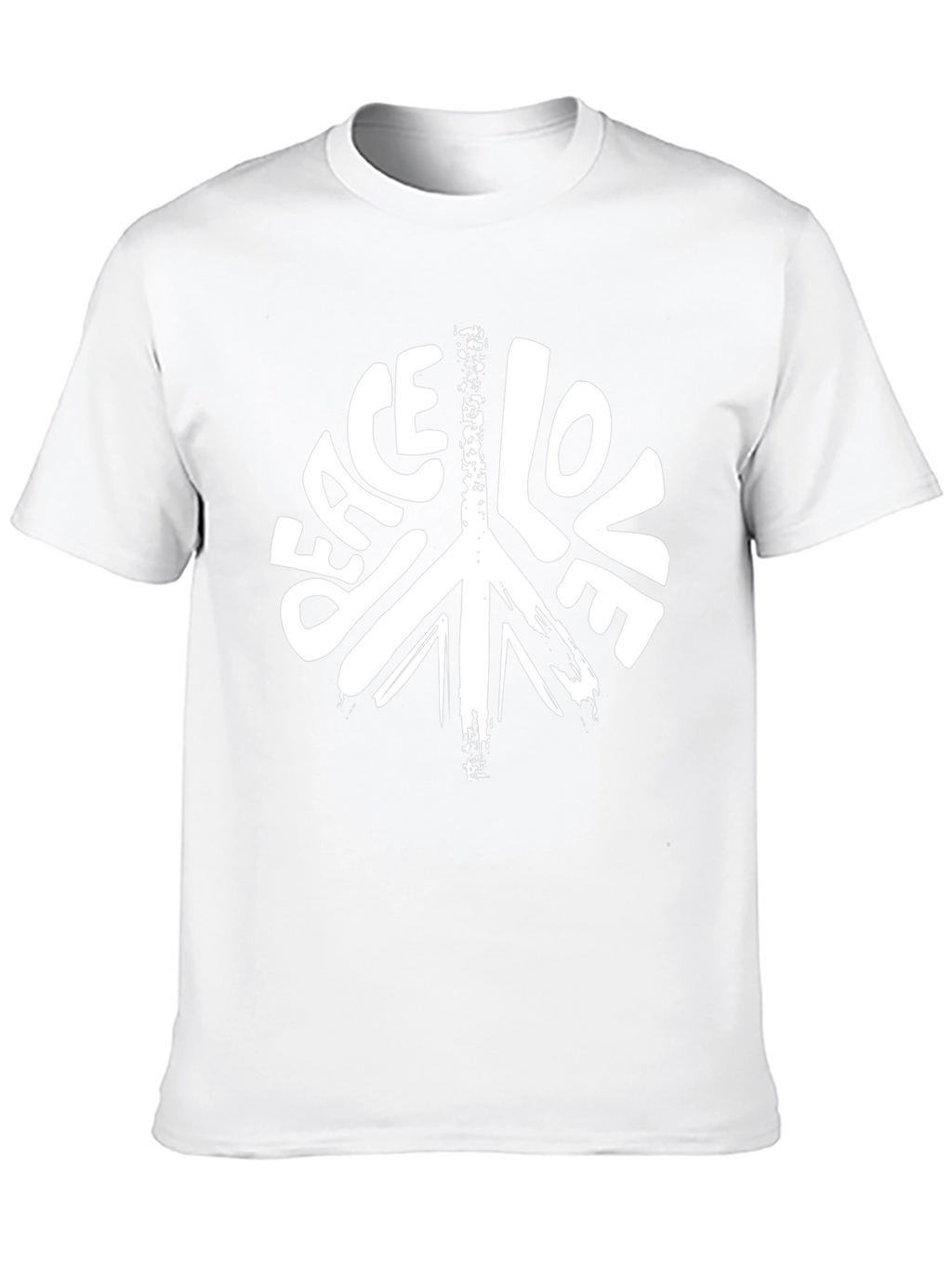 Peace Love Graphic T-Shirt - Black
