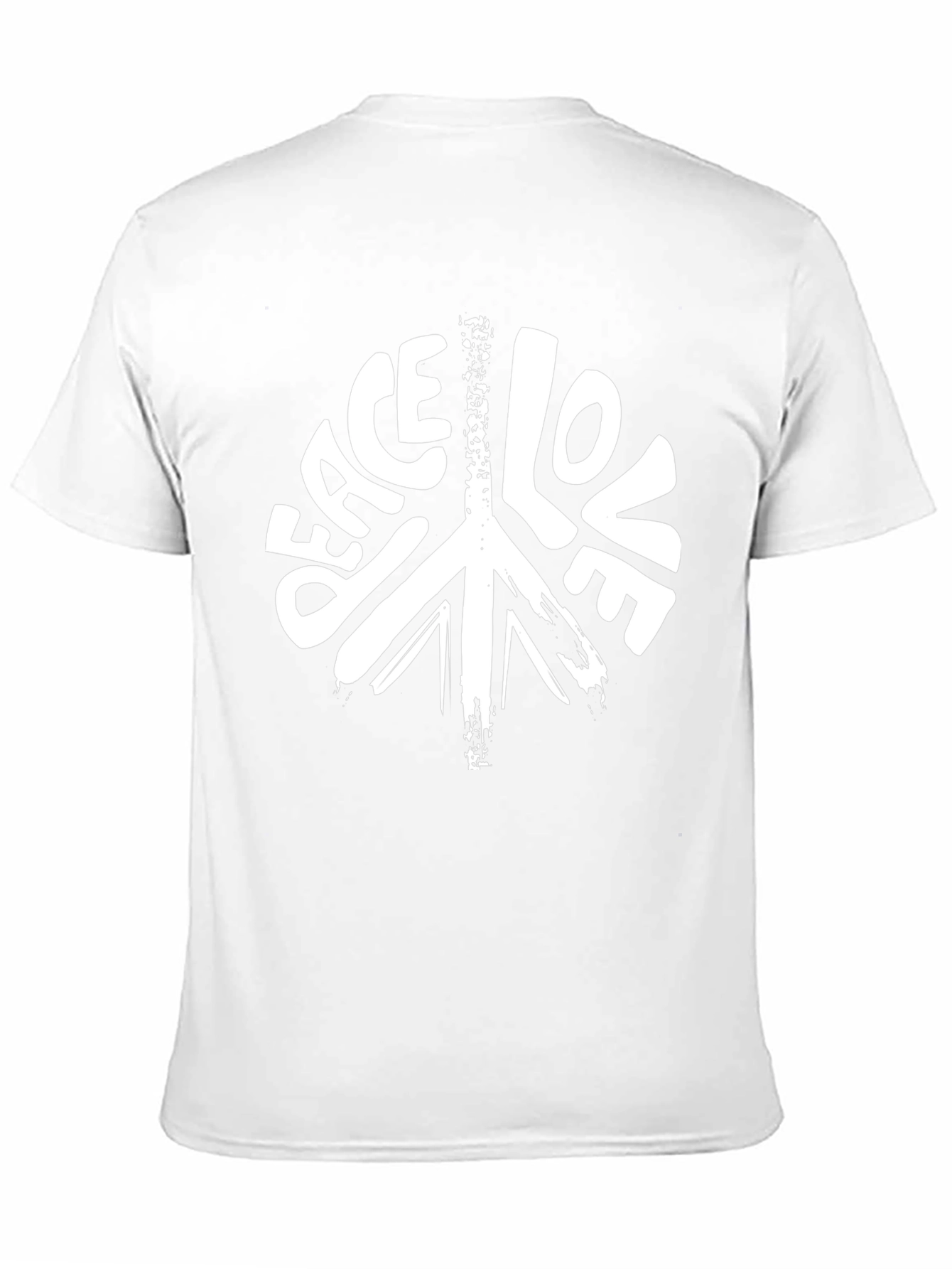 Peace Love Graphic T-Shirt - Black