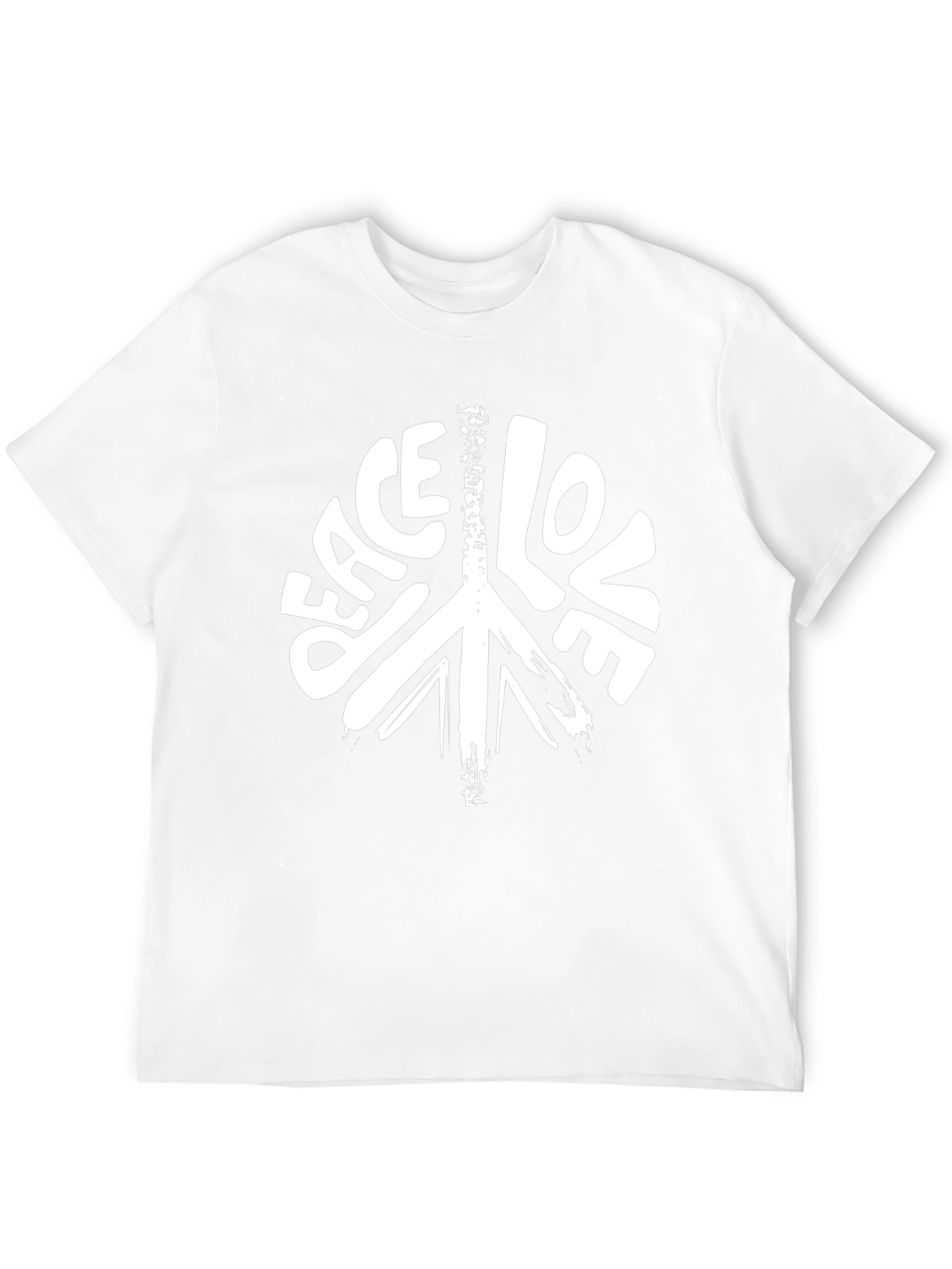 Peace Love Graphic T-Shirt - Black