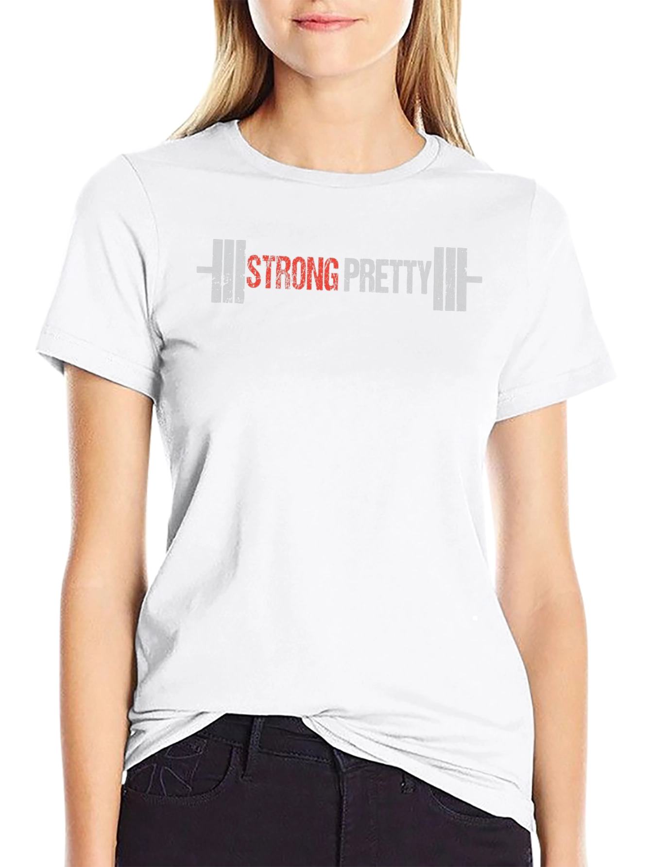 Strong Pretty Weightlifting T-Shirt