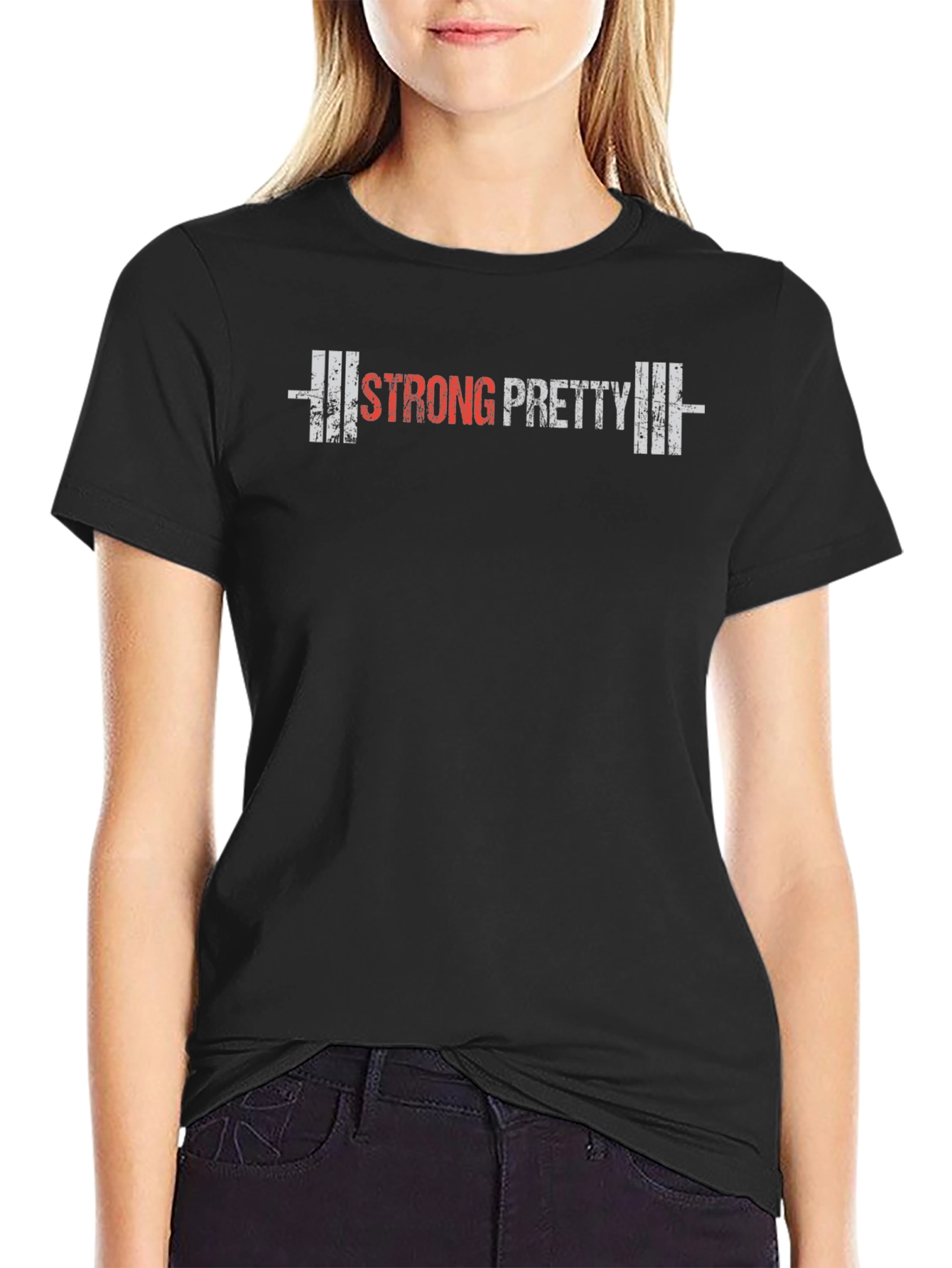 Strong Pretty Weightlifting T-Shirt