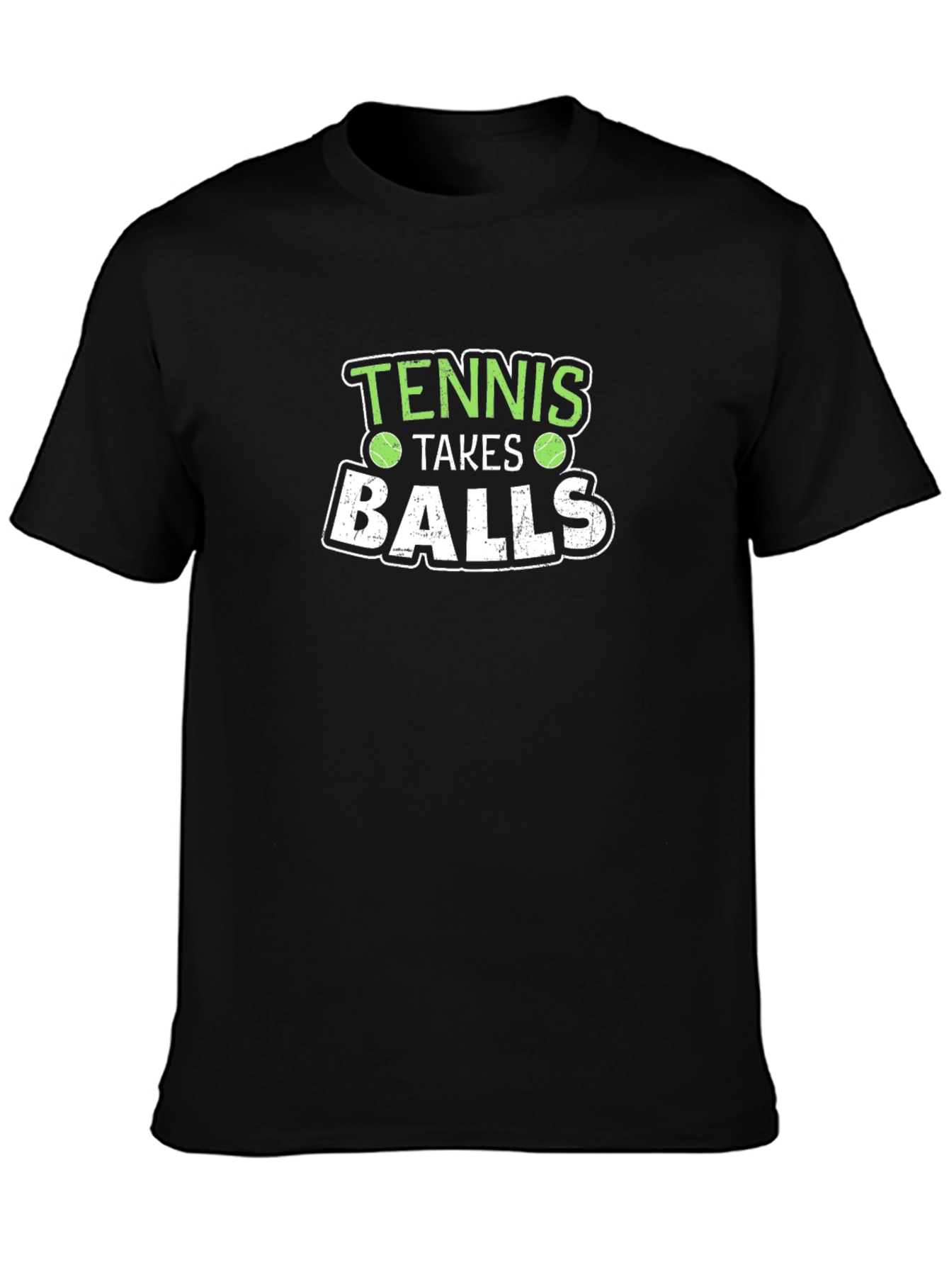Tennis Takes Balls Graphic T-Shirt