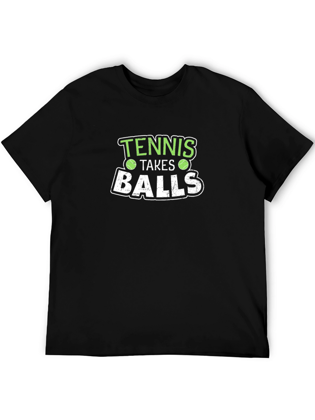 Tennis Takes Balls Graphic T-Shirt