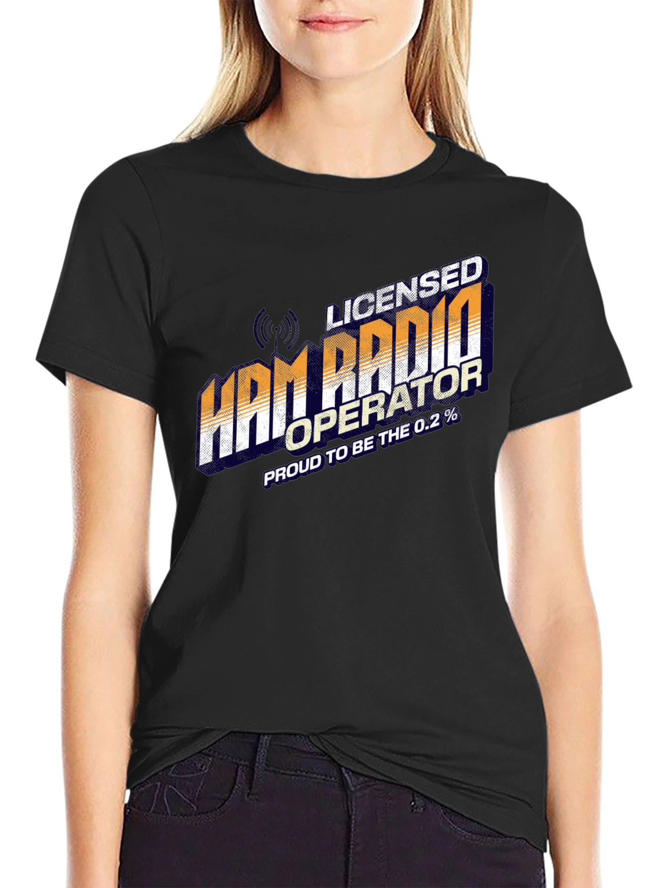 Ham Radio Operator T-Shirt - Proud To Be The 0.2%