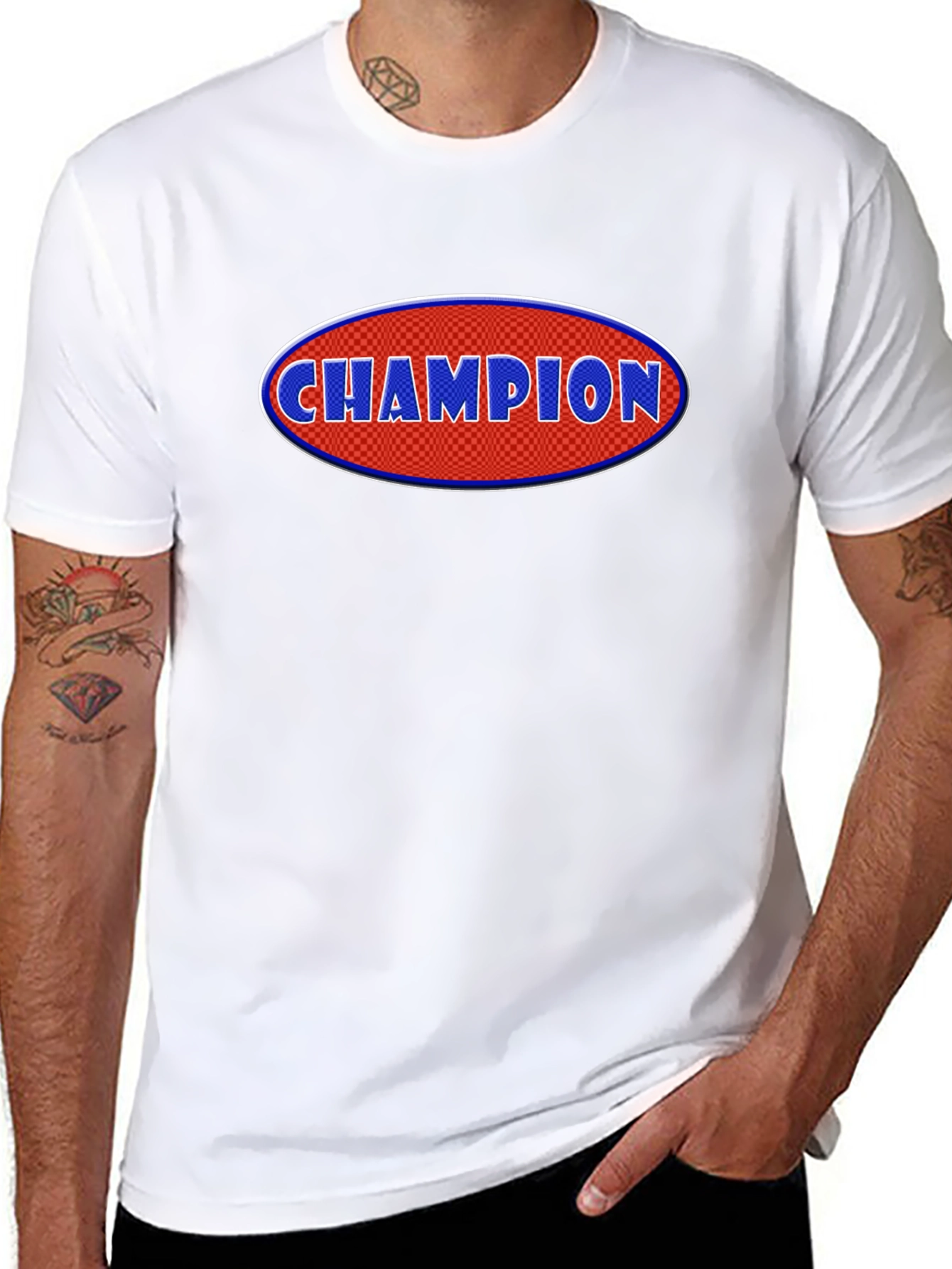 Champion Graphic Tee - Black