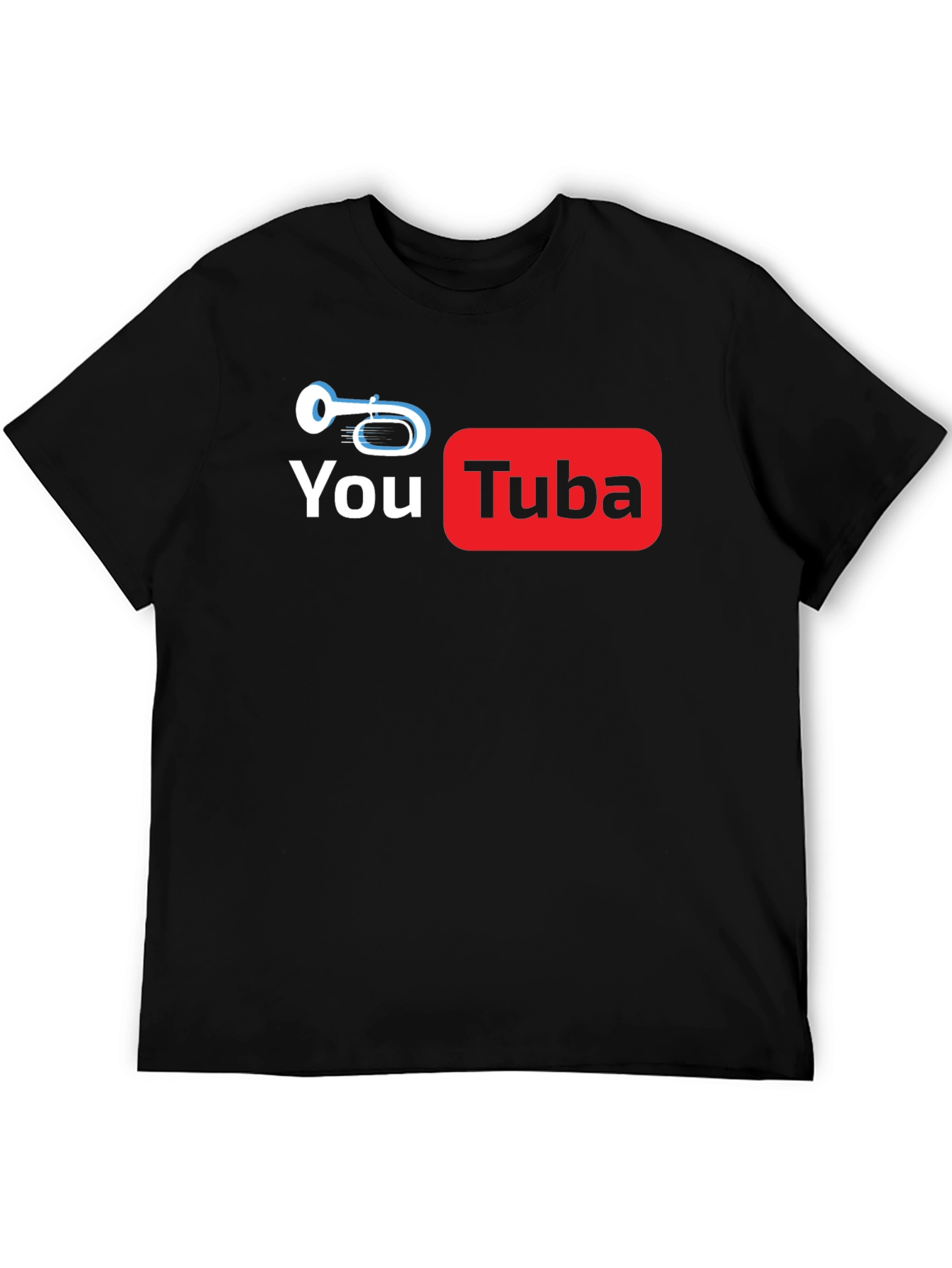 You Tuba Black T-Shirt Music Lovers