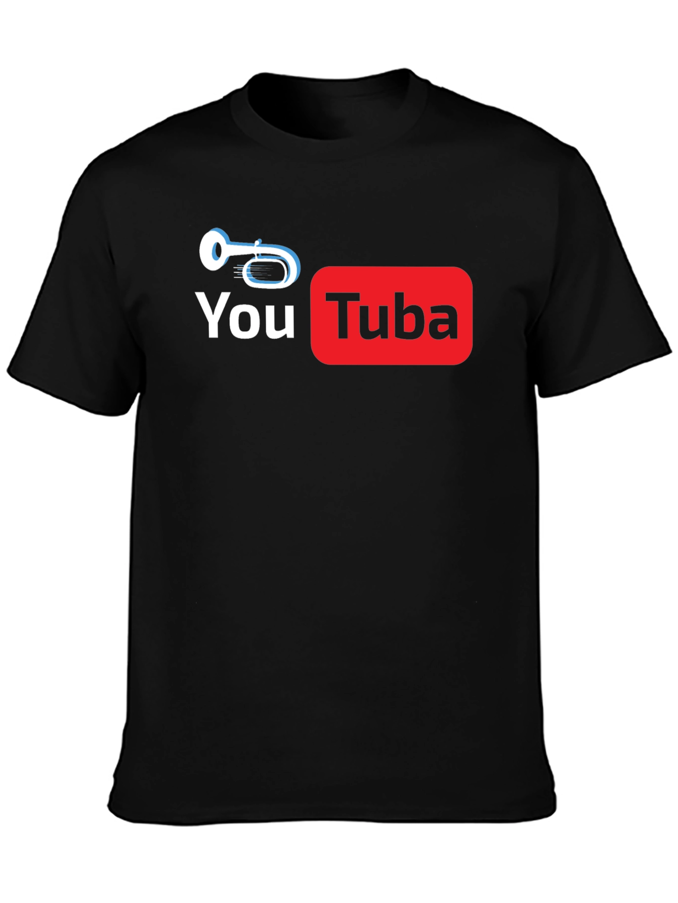 You Tuba Black T-Shirt Music Lovers