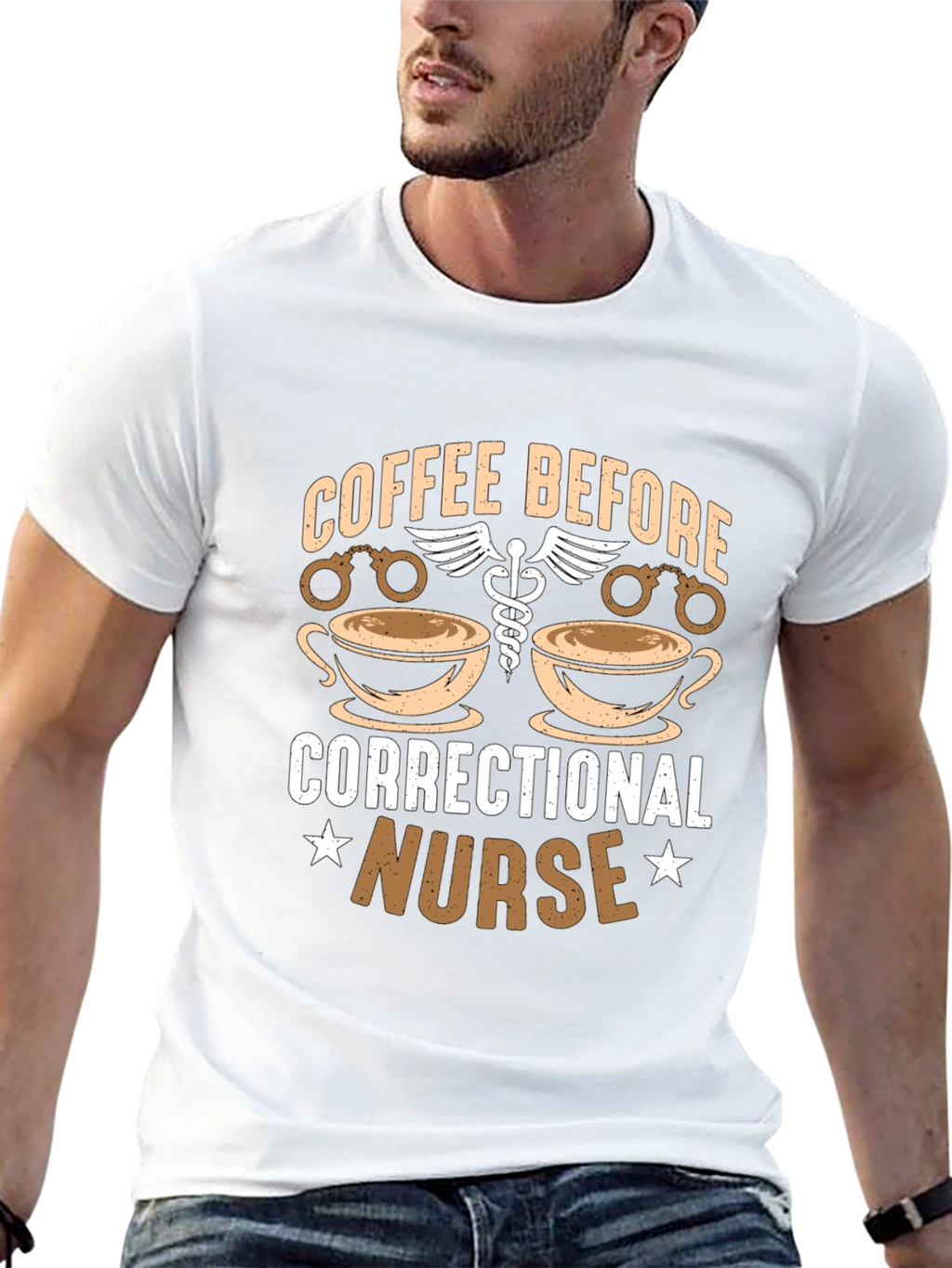 Correctional Nurse Coffee T-Shirt