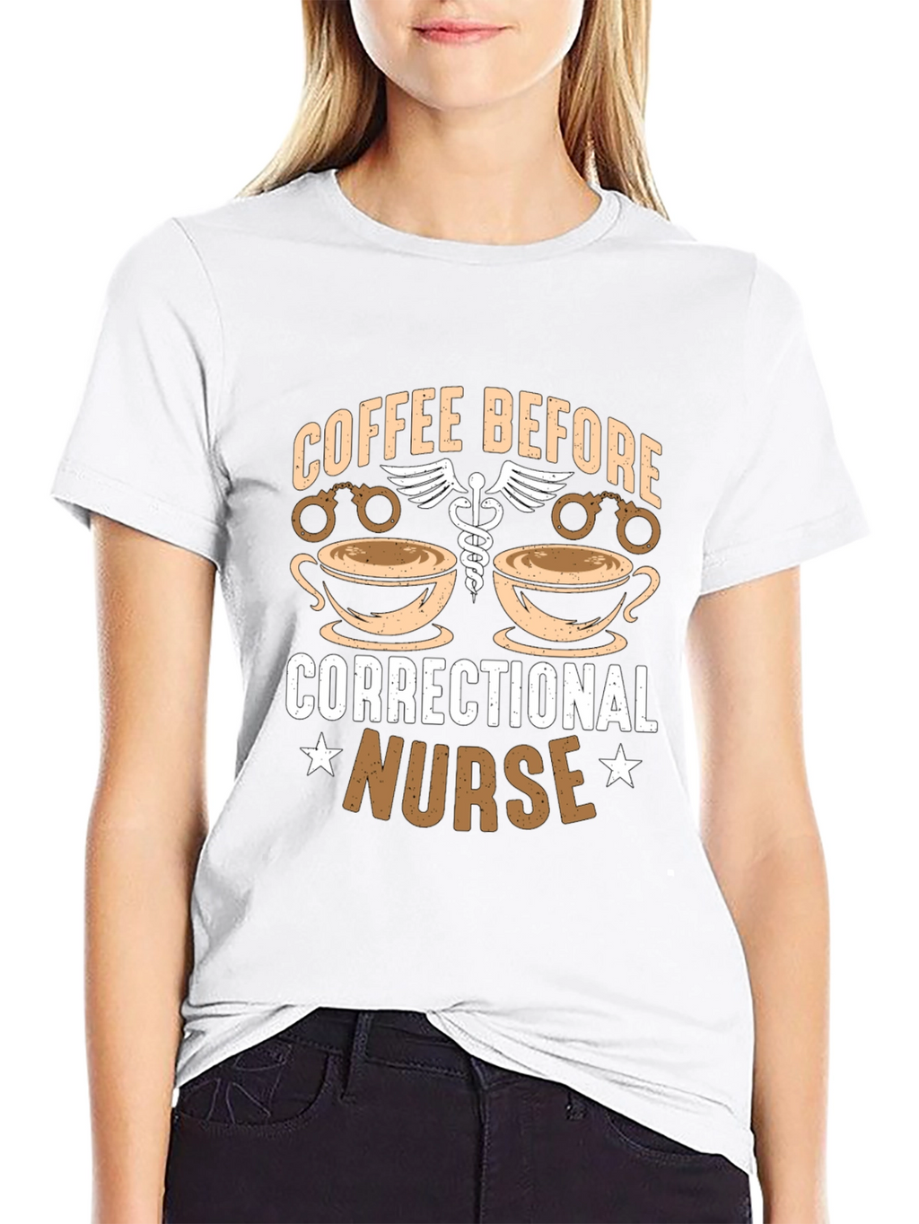 Correctional Nurse Coffee T-Shirt