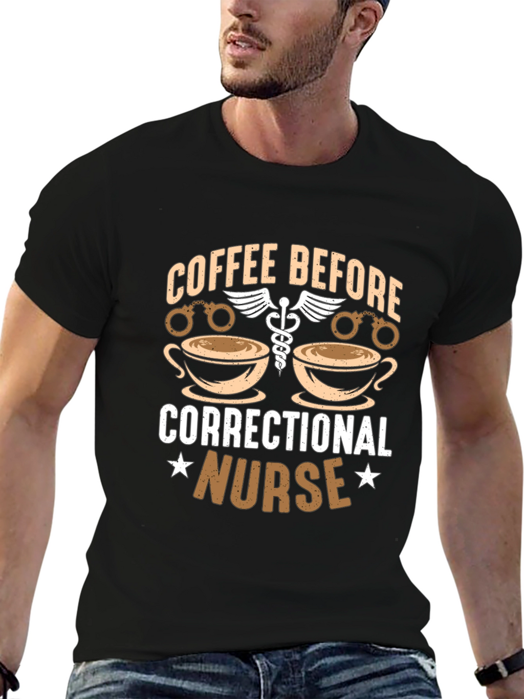 Correctional Nurse Coffee T-Shirt