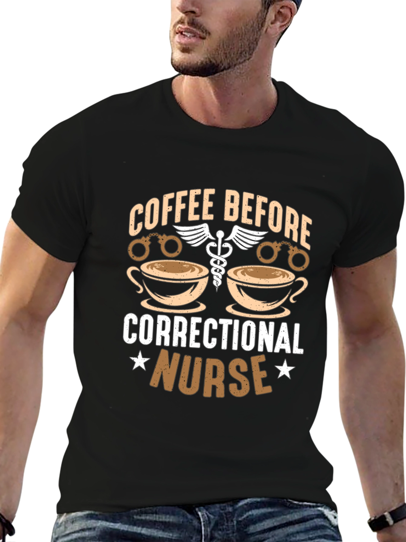 Correctional Nurse Coffee T-Shirt