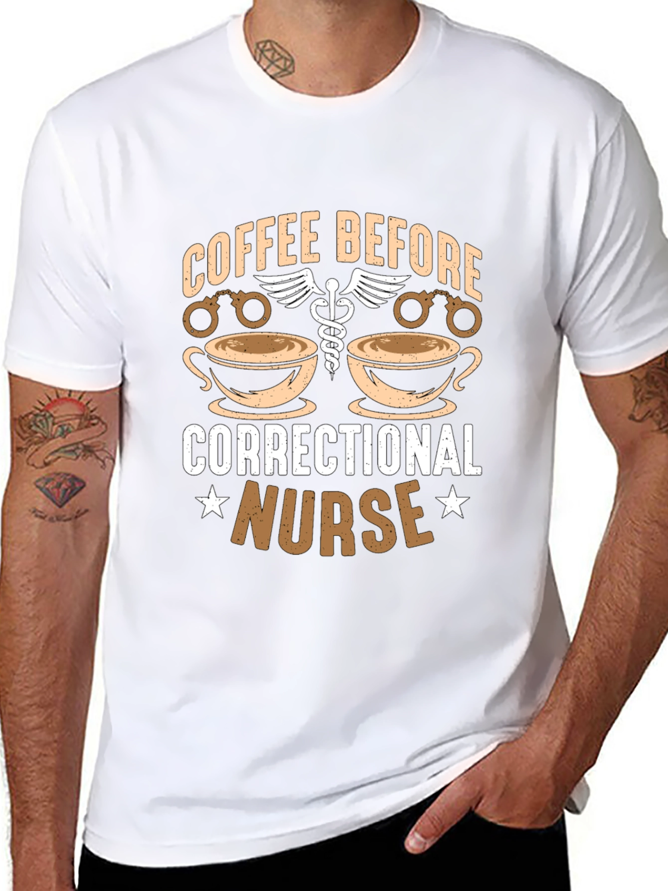 Correctional Nurse Coffee T-Shirt