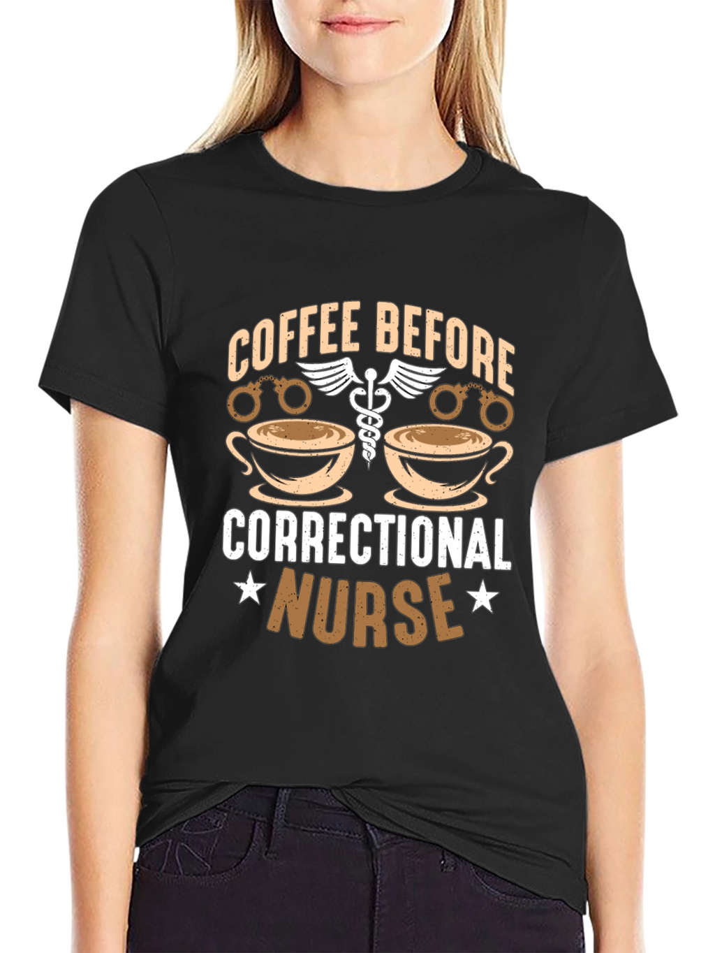 Correctional Nurse Coffee T-Shirt