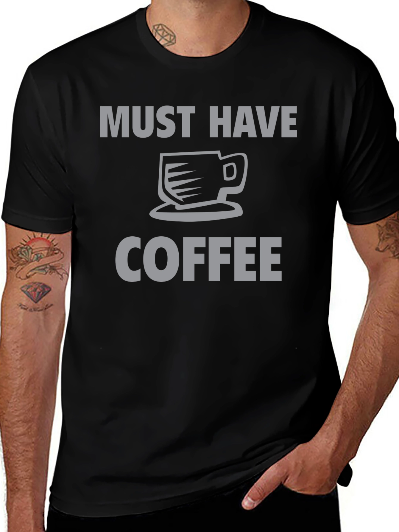Must Have Coffee Graphic Tee - Black