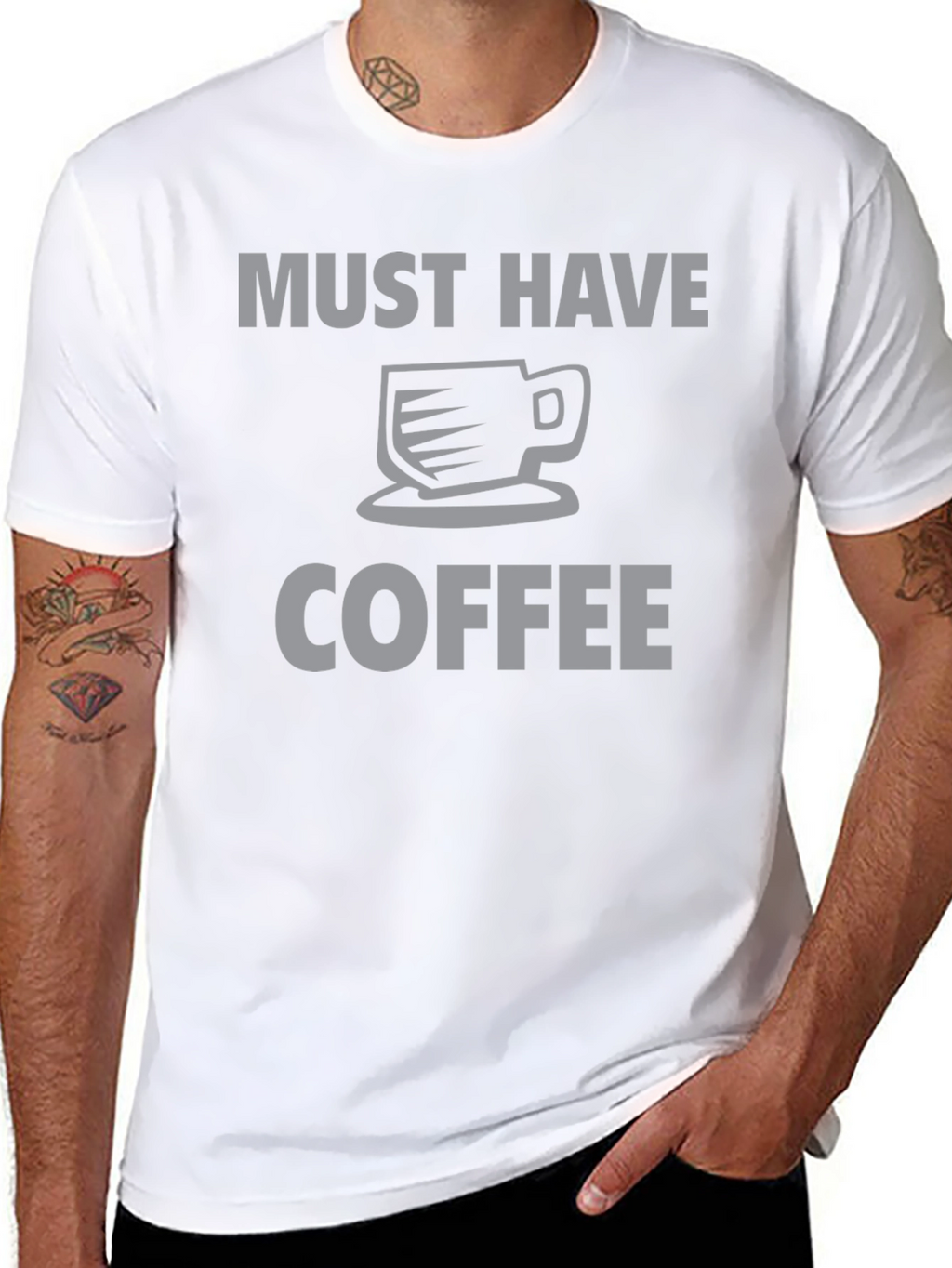 Must Have Coffee Graphic Tee - Black