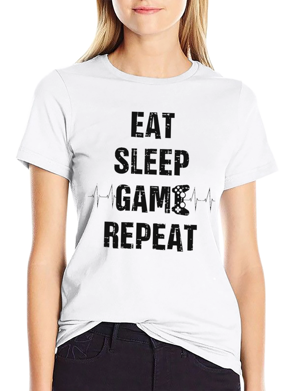 Eat Sleep Hoams Repeat Black T-Shirt