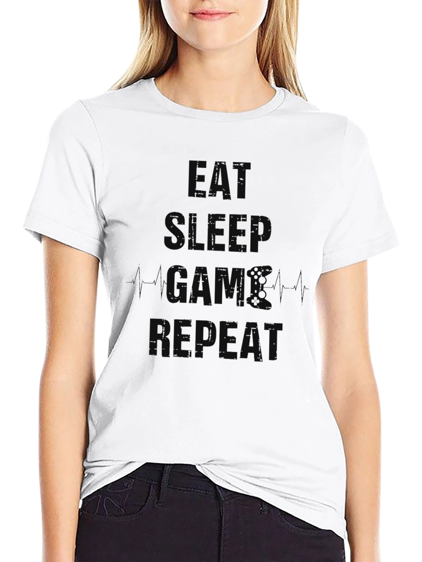 Eat Sleep Hoams Repeat Black T-Shirt