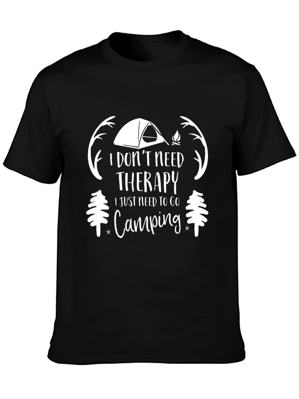 Camping Therapy T-Shirt - Outdoor Adventure Tee