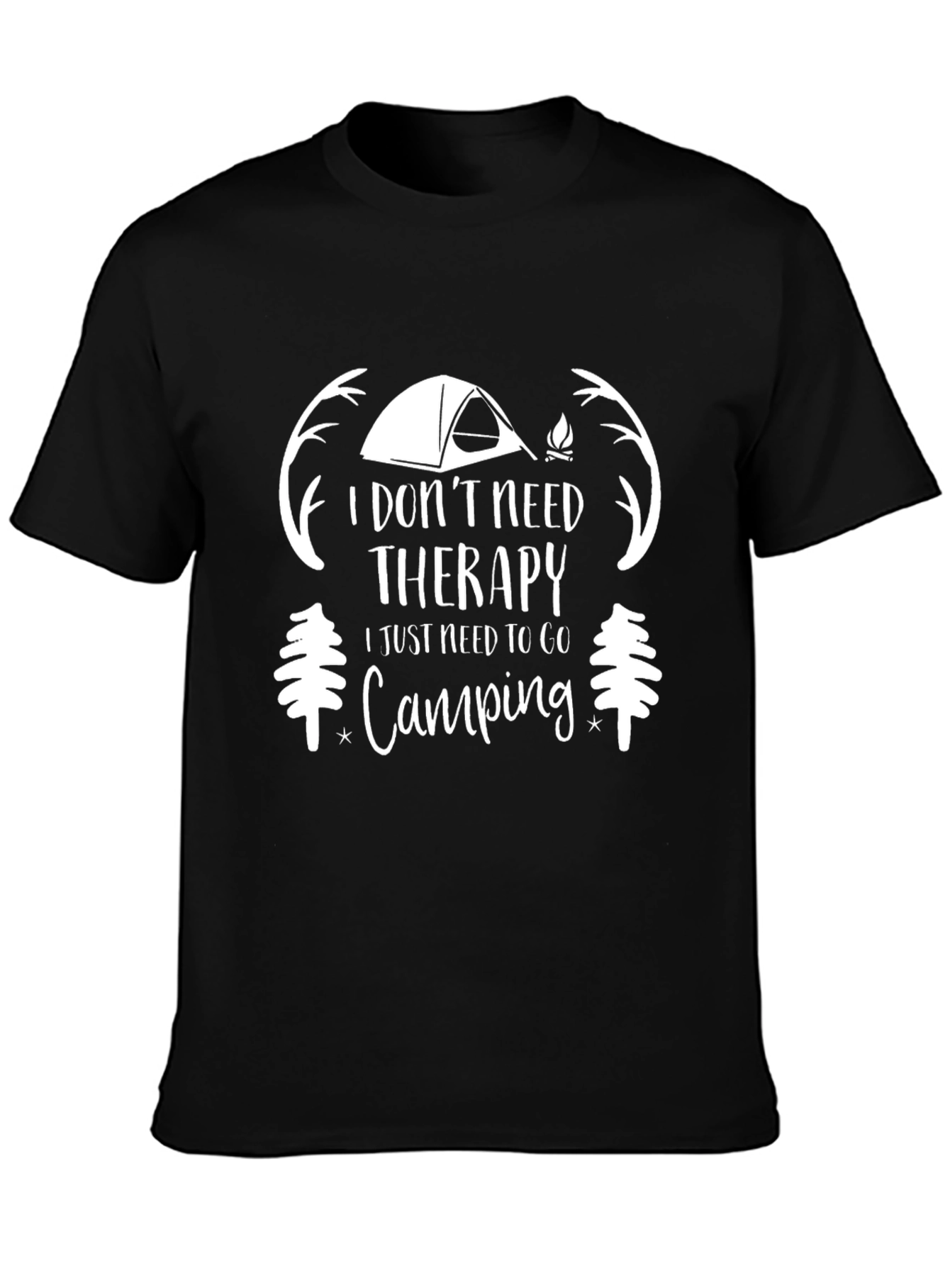 Camping Therapy T-Shirt - Outdoor Adventure Tee
