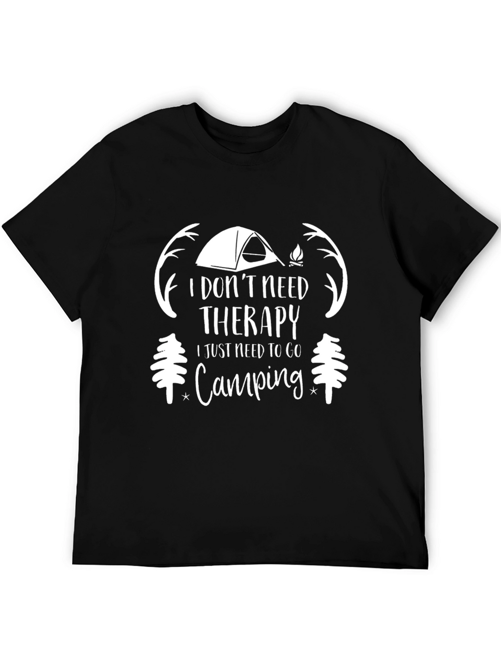 Camping Therapy T-Shirt - Outdoor Adventure Tee